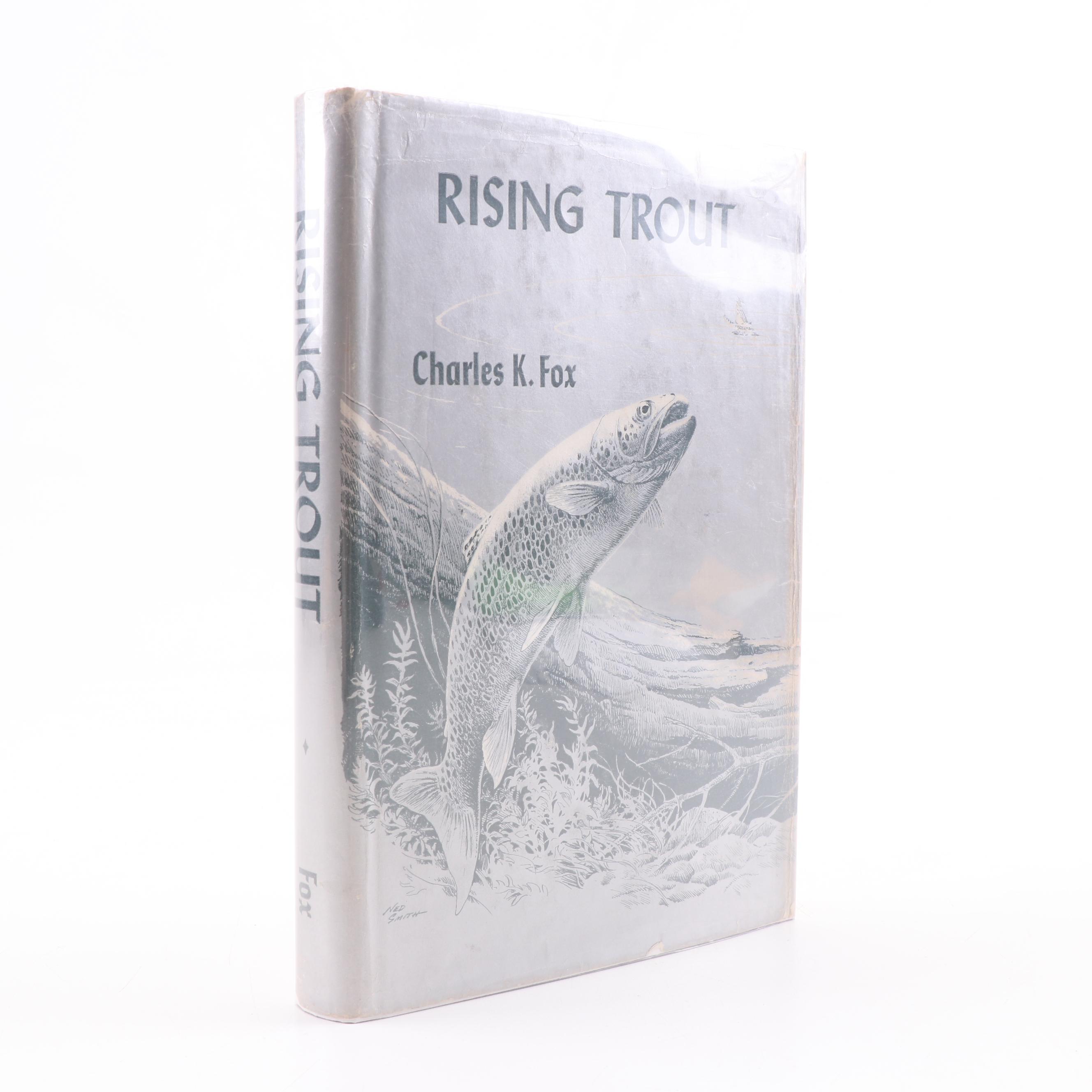 Signed Limited Edition "Rising Trout" by Charles K. Fox, 1967