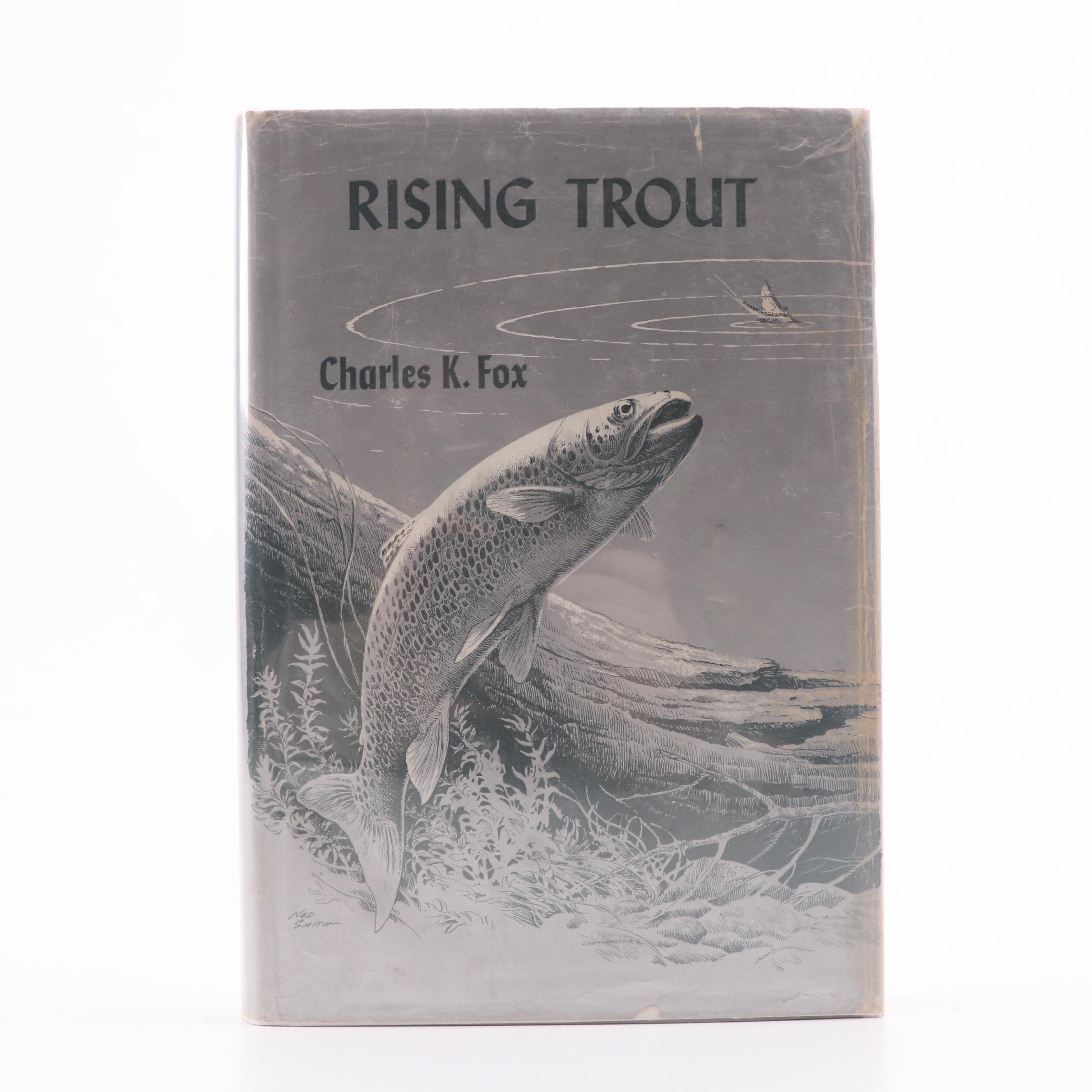 Signed Limited Edition "Rising Trout" by Charles K. Fox, 1967