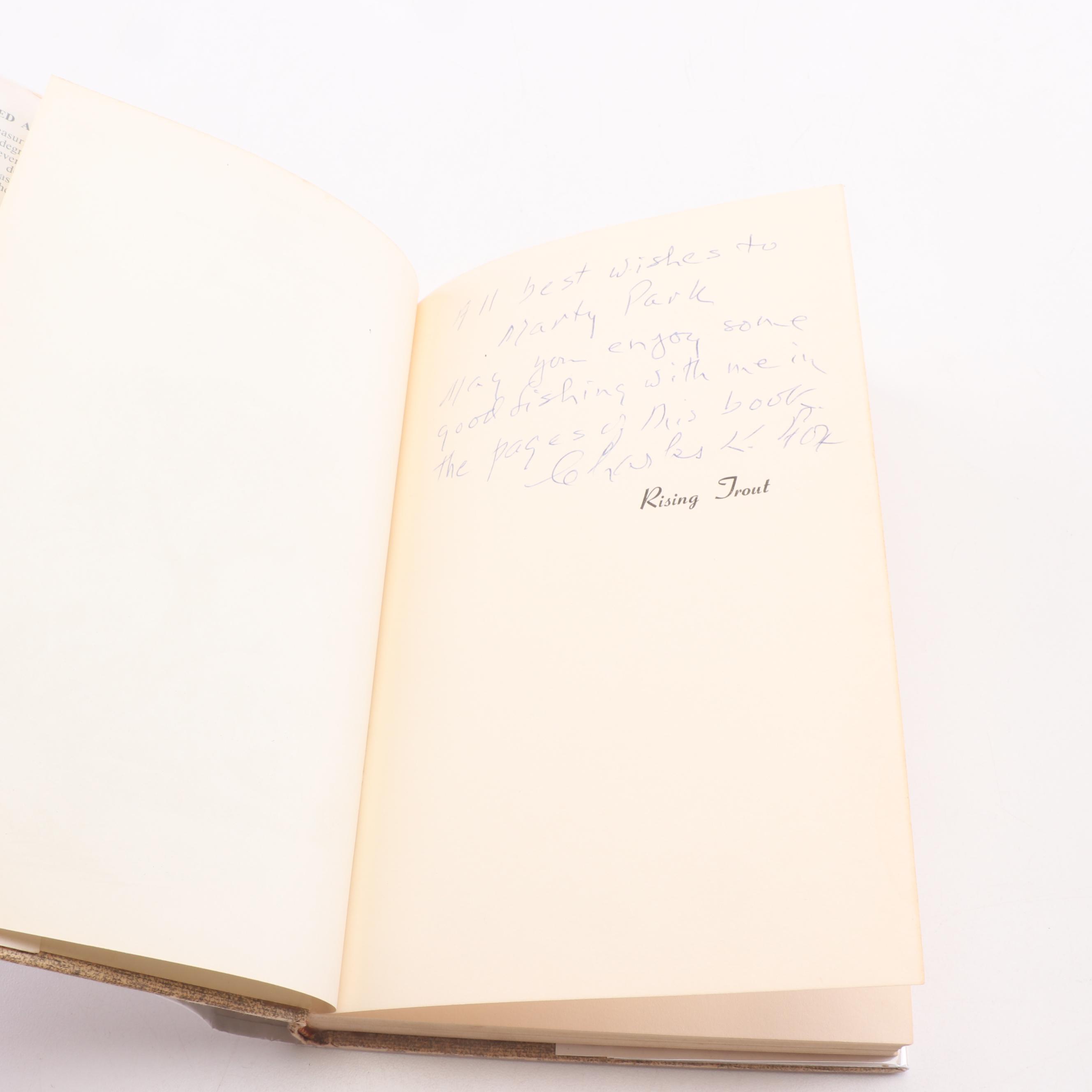 Signed Limited Edition "Rising Trout" by Charles K. Fox, 1967