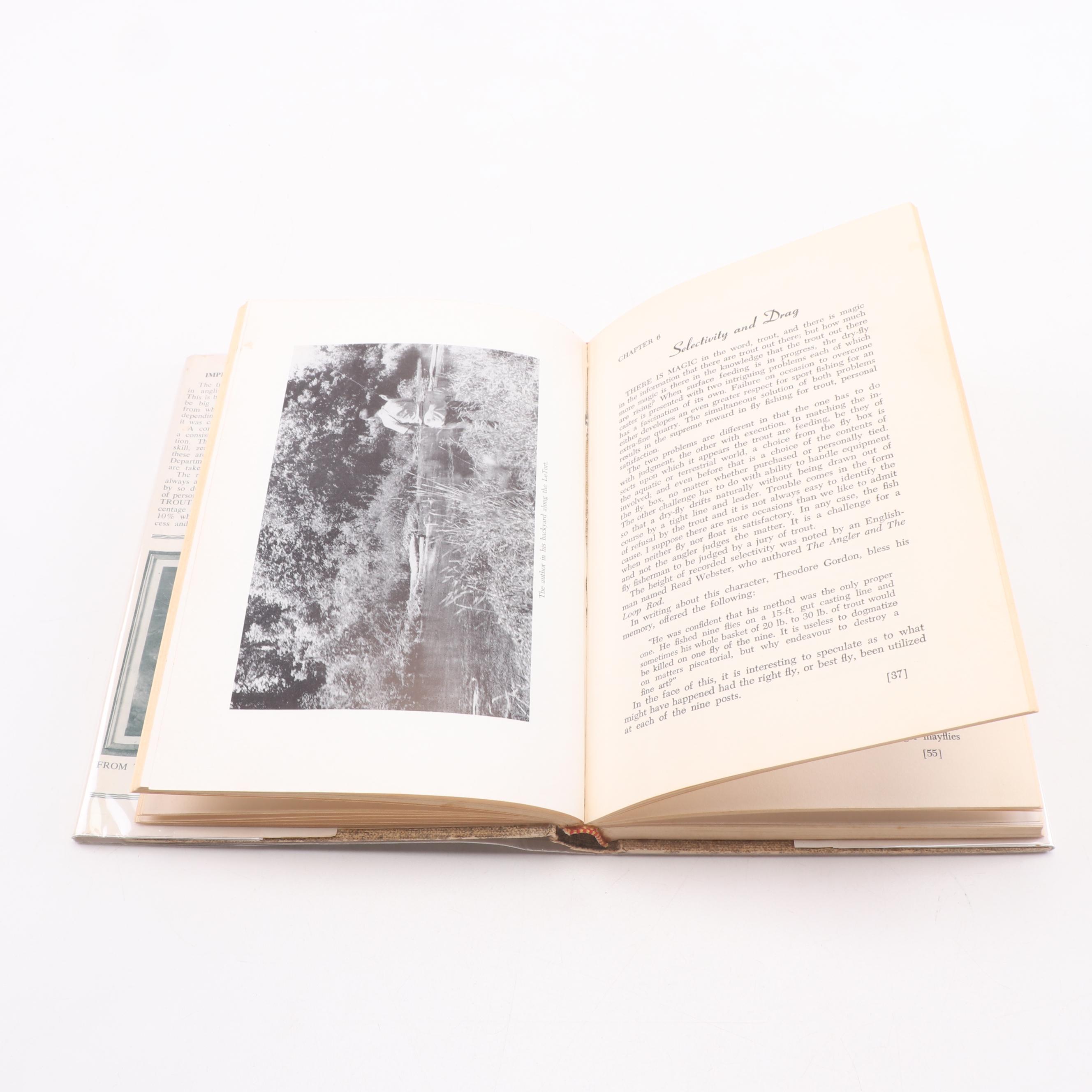 Signed Limited Edition "Rising Trout" by Charles K. Fox, 1967