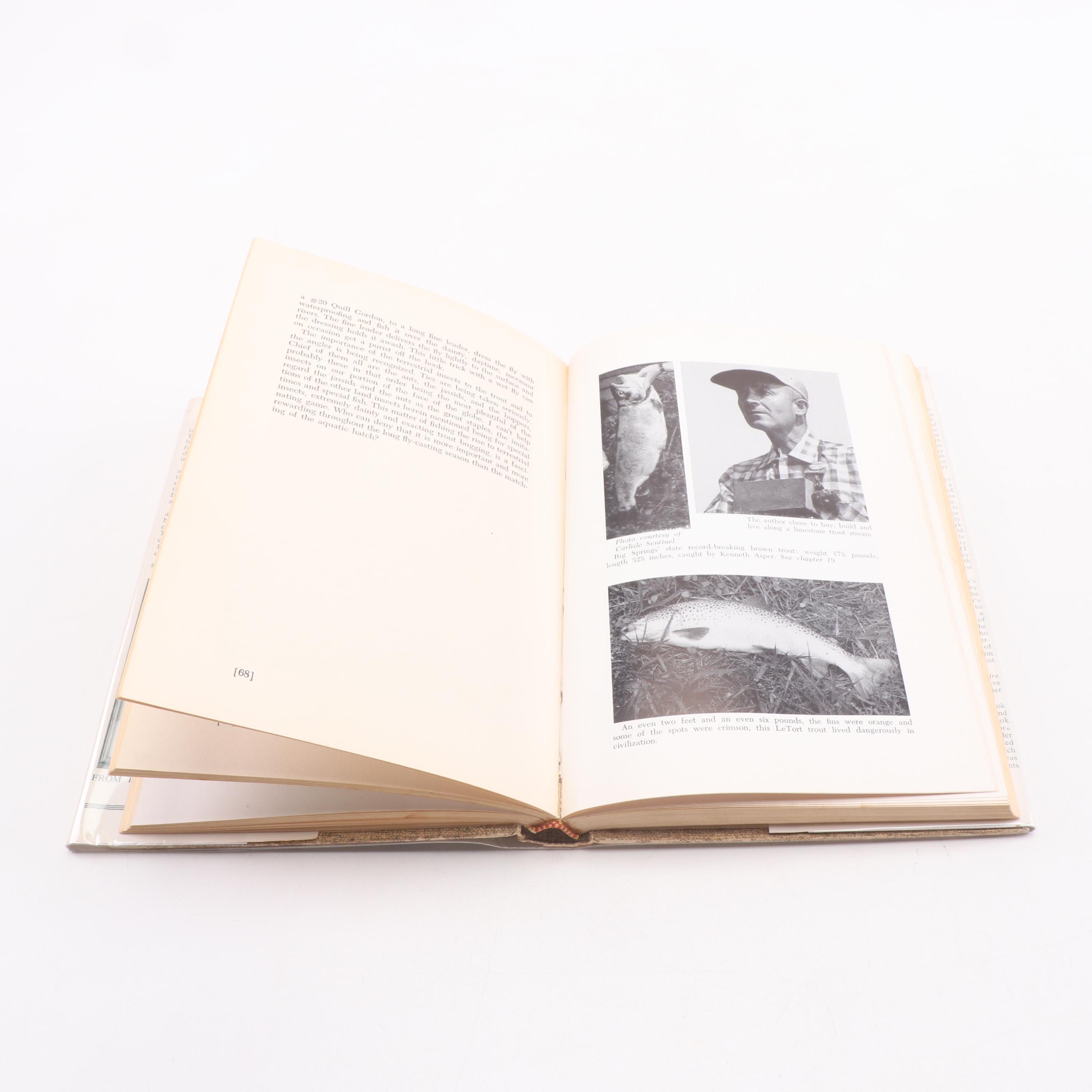 Signed Limited Edition "Rising Trout" by Charles K. Fox, 1967