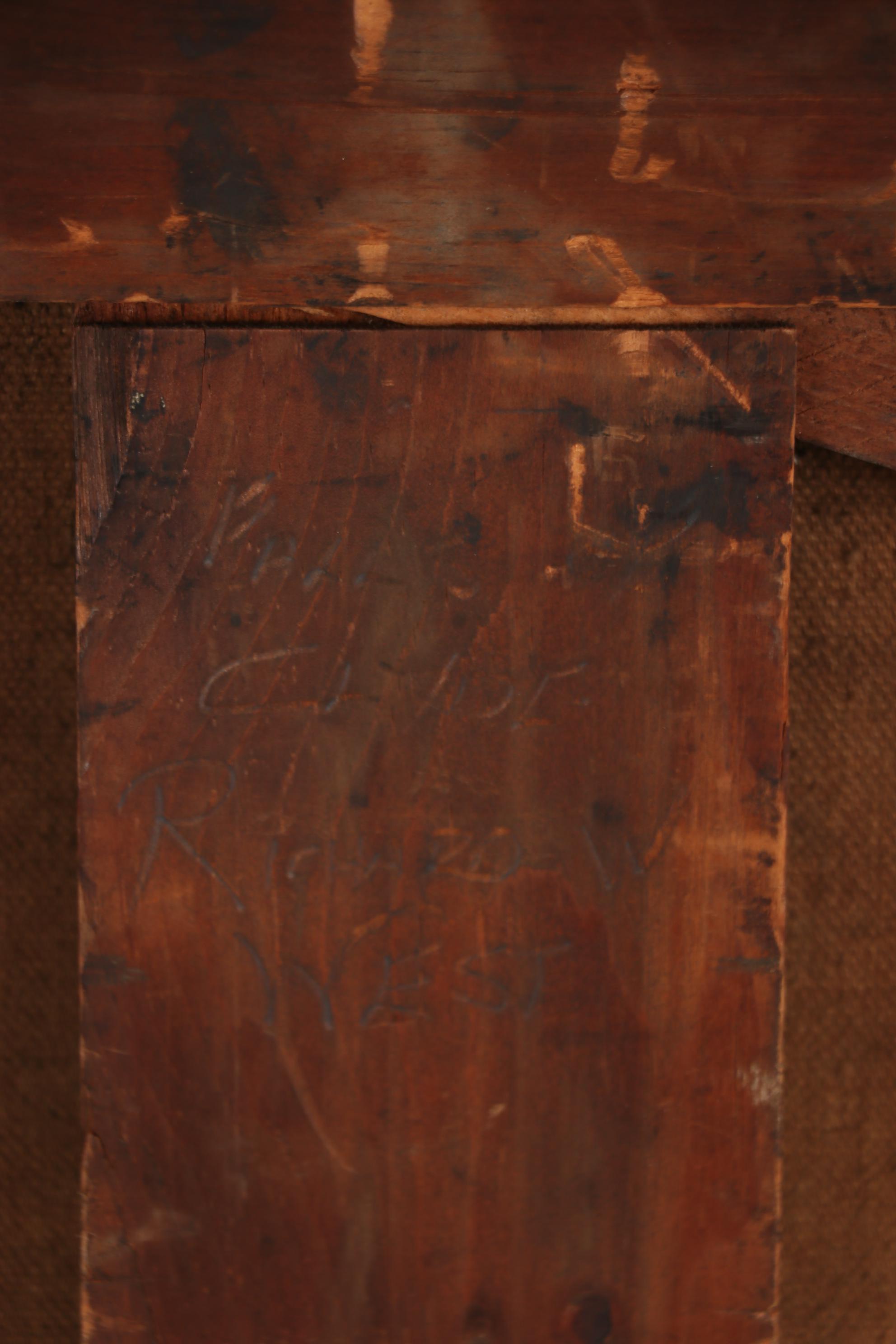 Richard Whately West Monumental Oil Painting "Falls of Clyde"