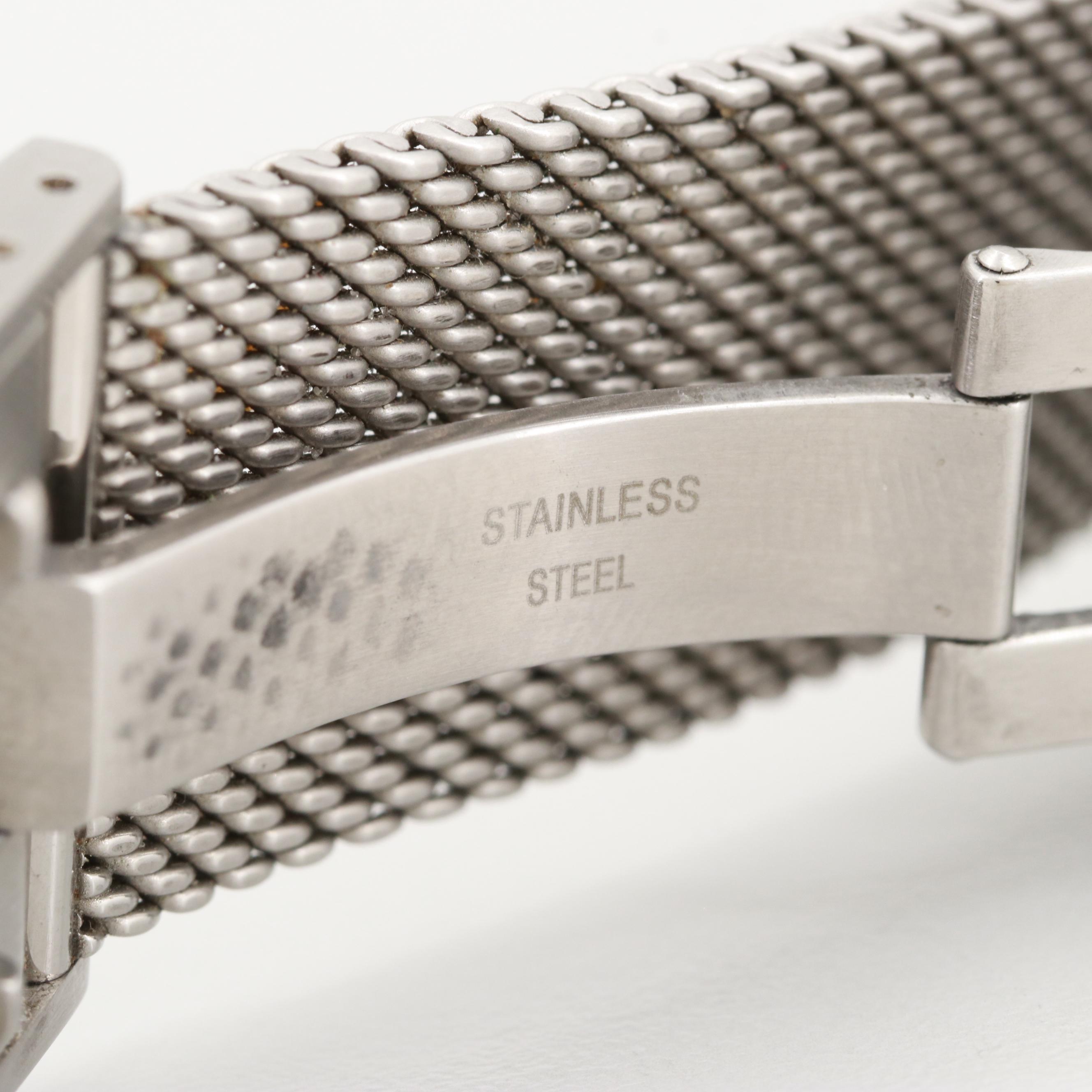 Gucci G - Timeless Diamond Dial Stainless Steel Quartz Watch