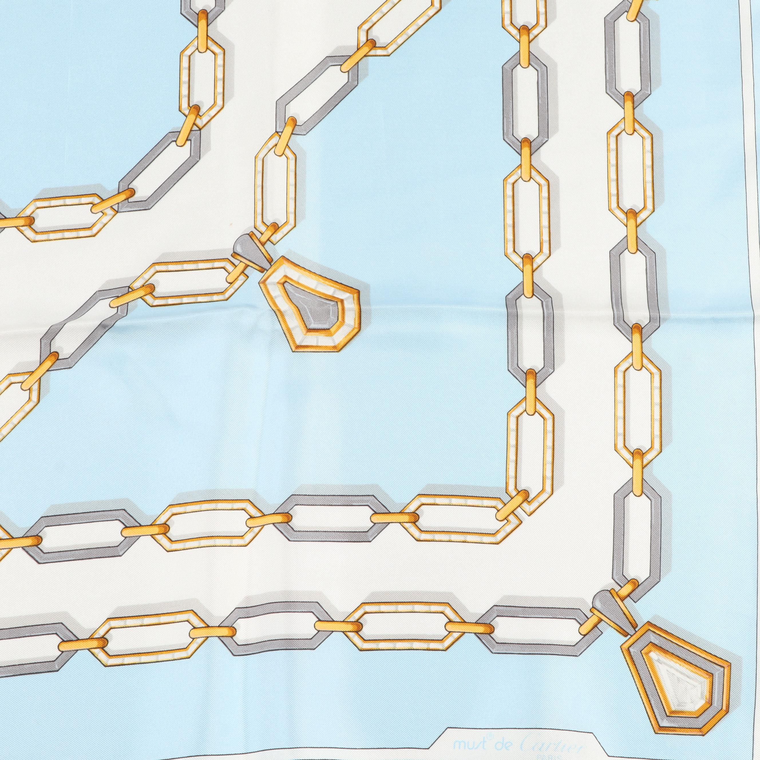 Must de Cartier Paris Silk Scarf