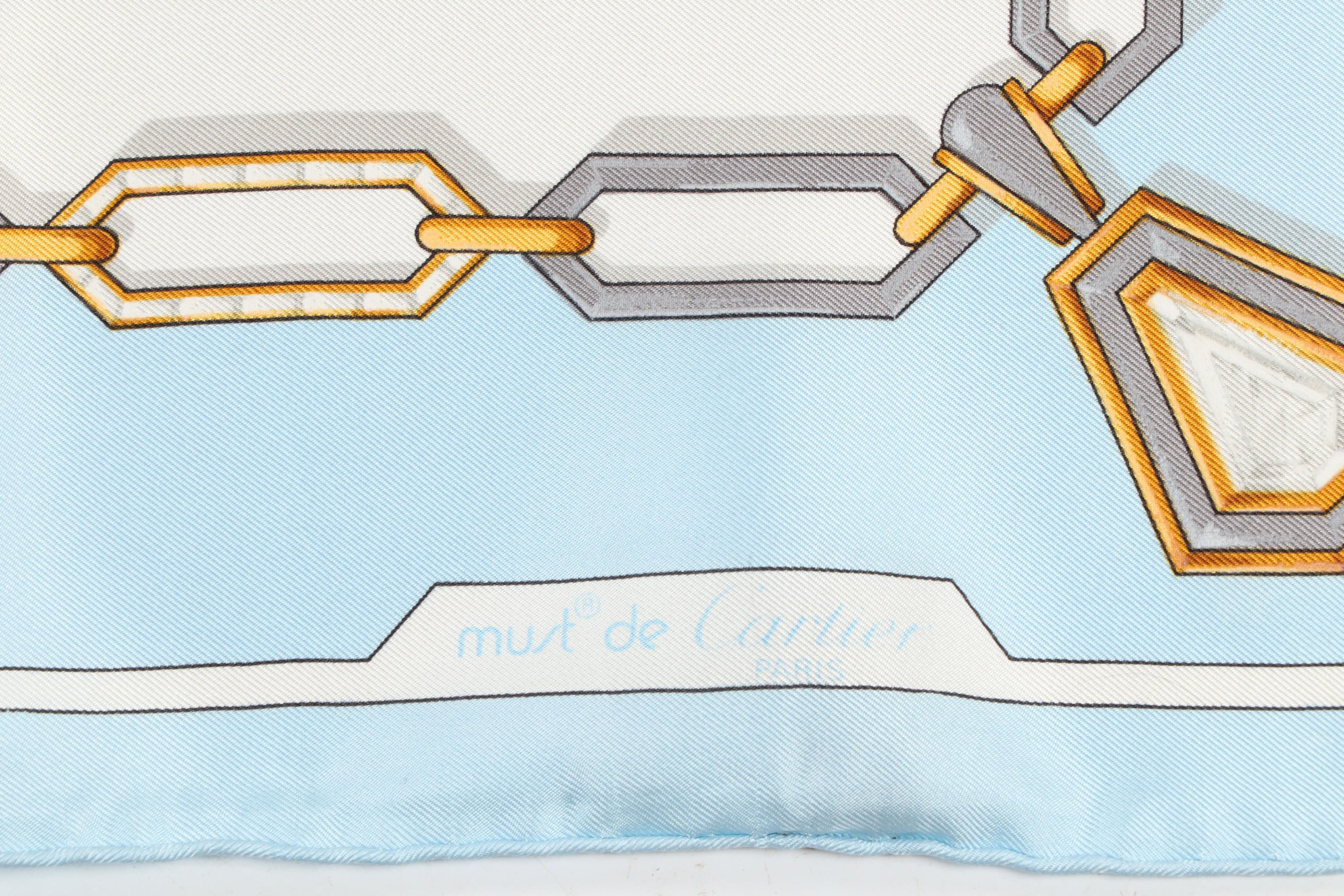 Must de Cartier Paris Silk Scarf