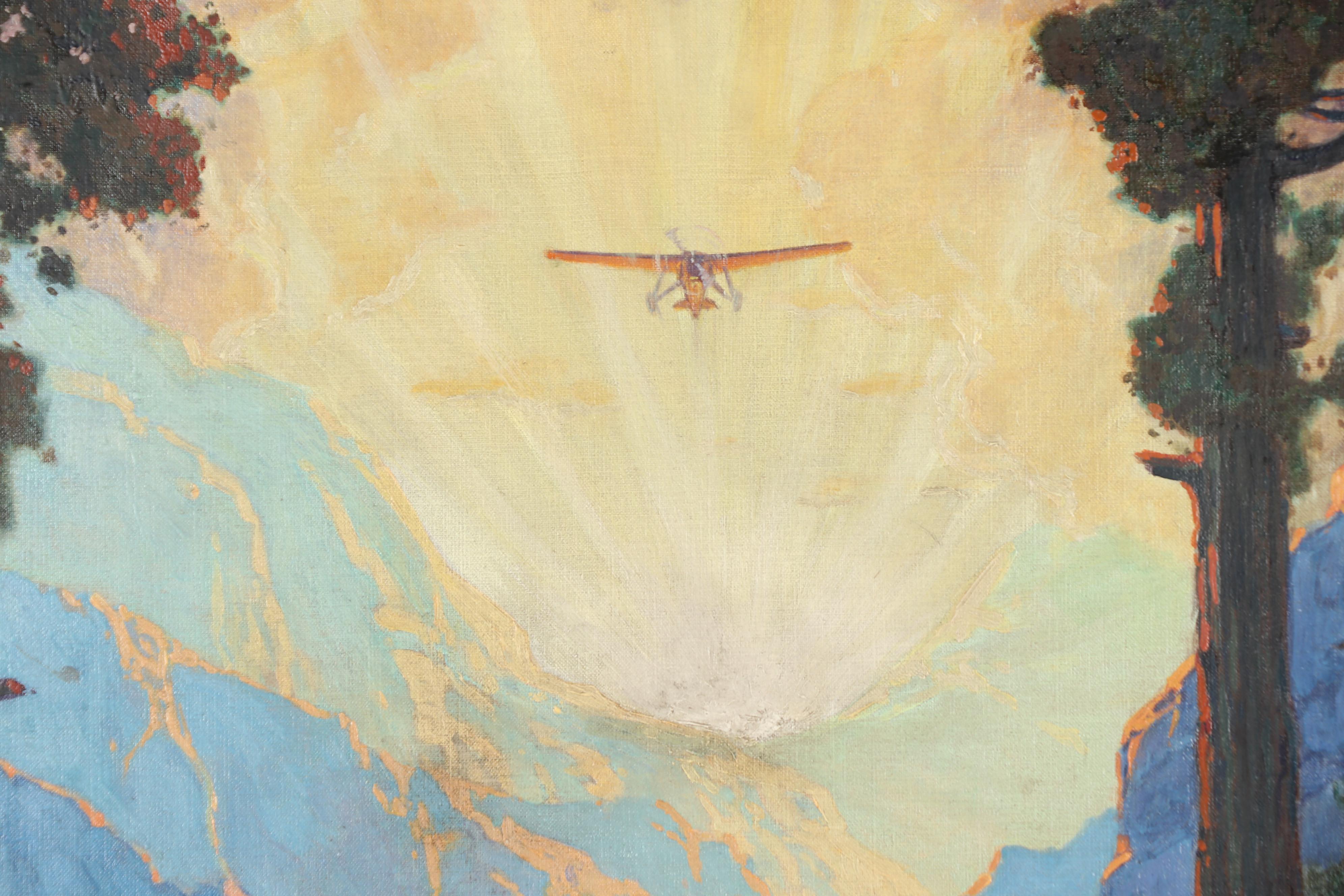 John Henry and Henry "Hy" Hintermeister Early 20th Century Oil Painting