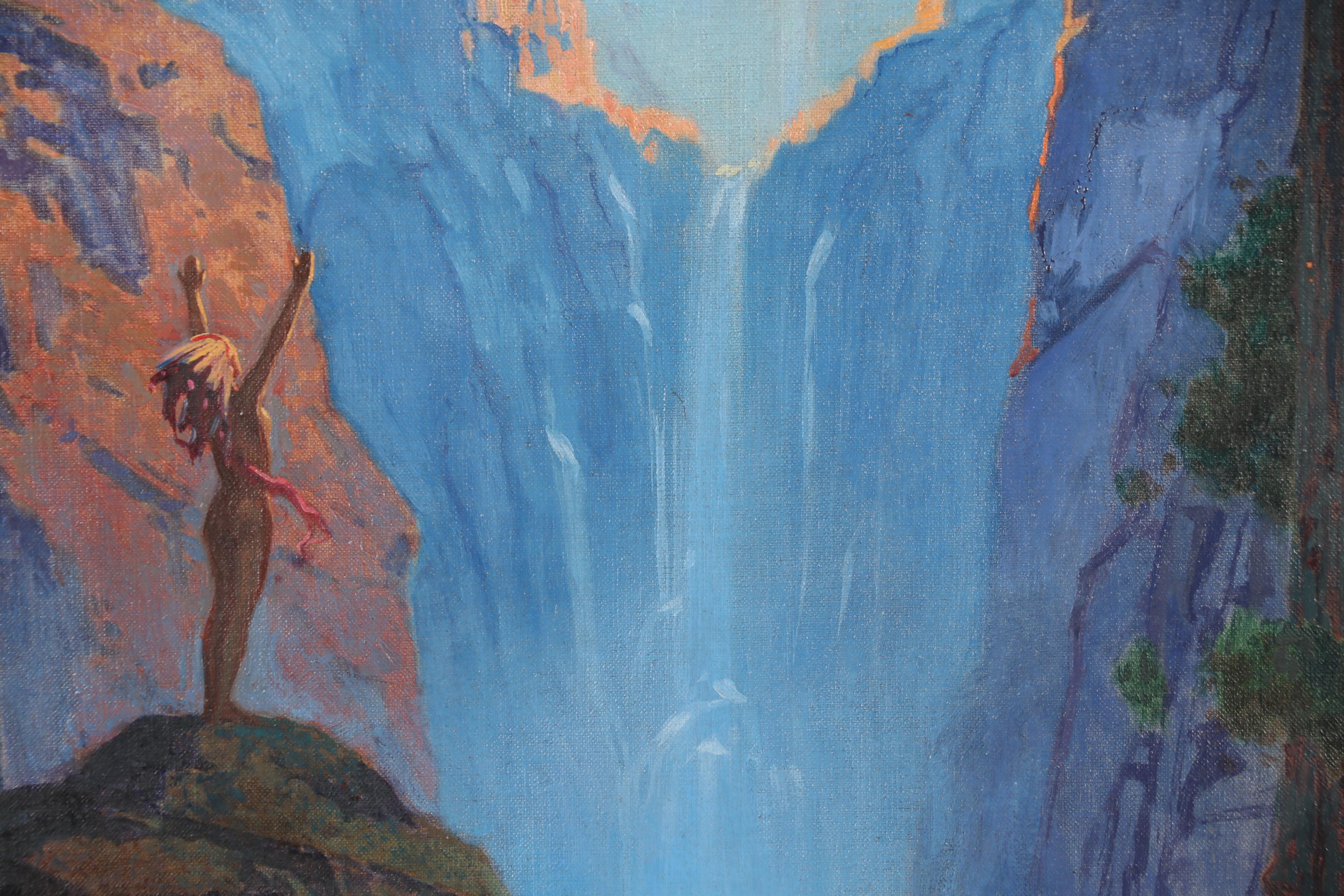 John Henry and Henry "Hy" Hintermeister Early 20th Century Oil Painting