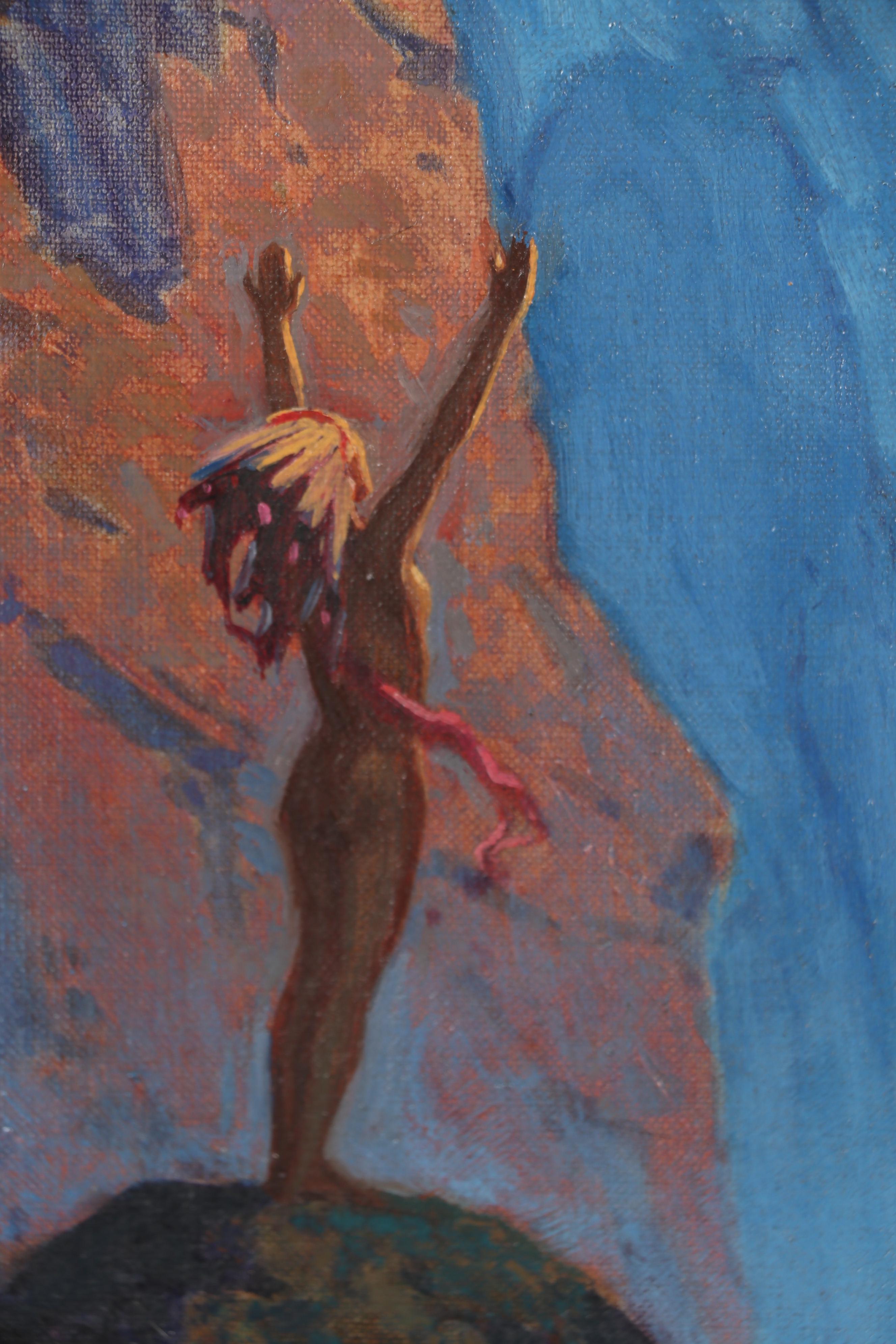 John Henry and Henry "Hy" Hintermeister Early 20th Century Oil Painting