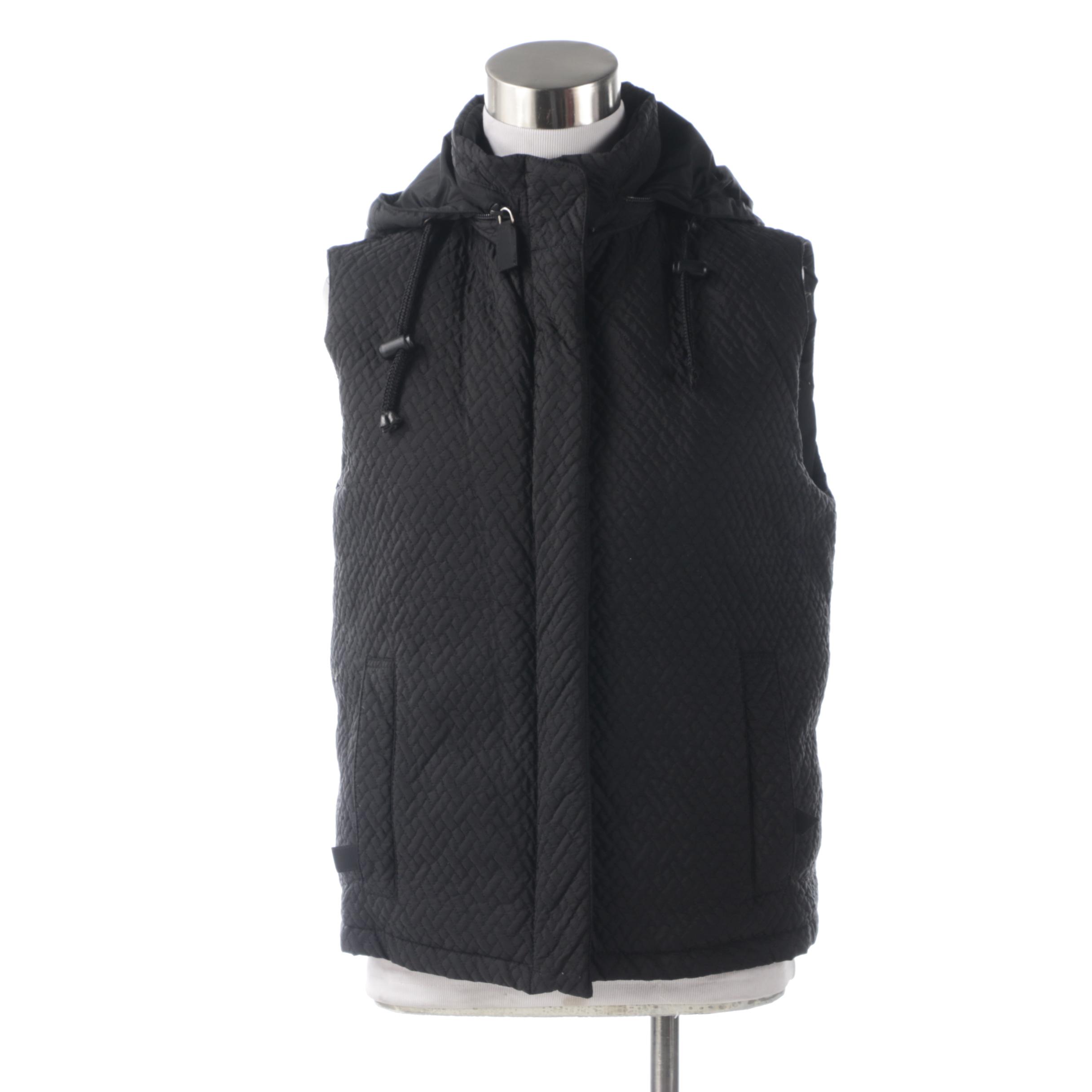 Prada Black Label Quilted Puffer Vest