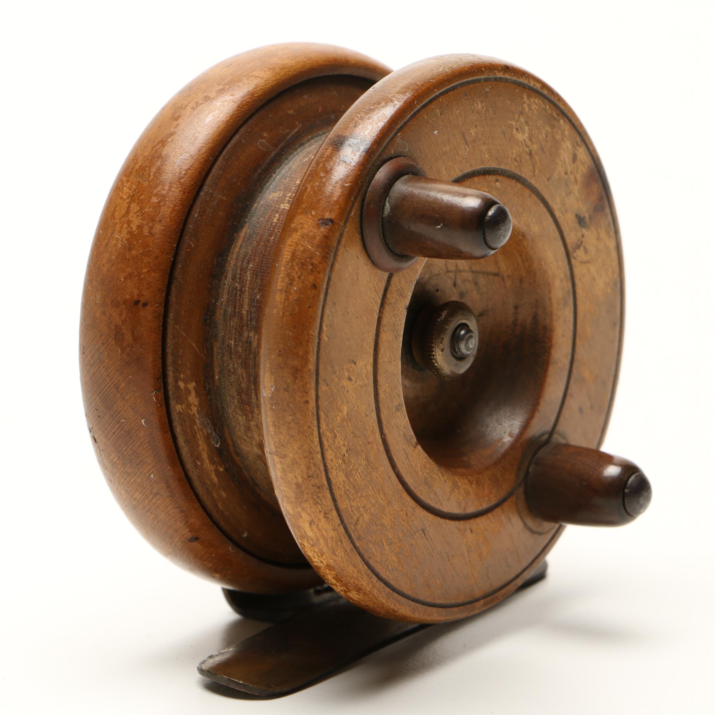 Nottingham Style Wooden Fishing Reel