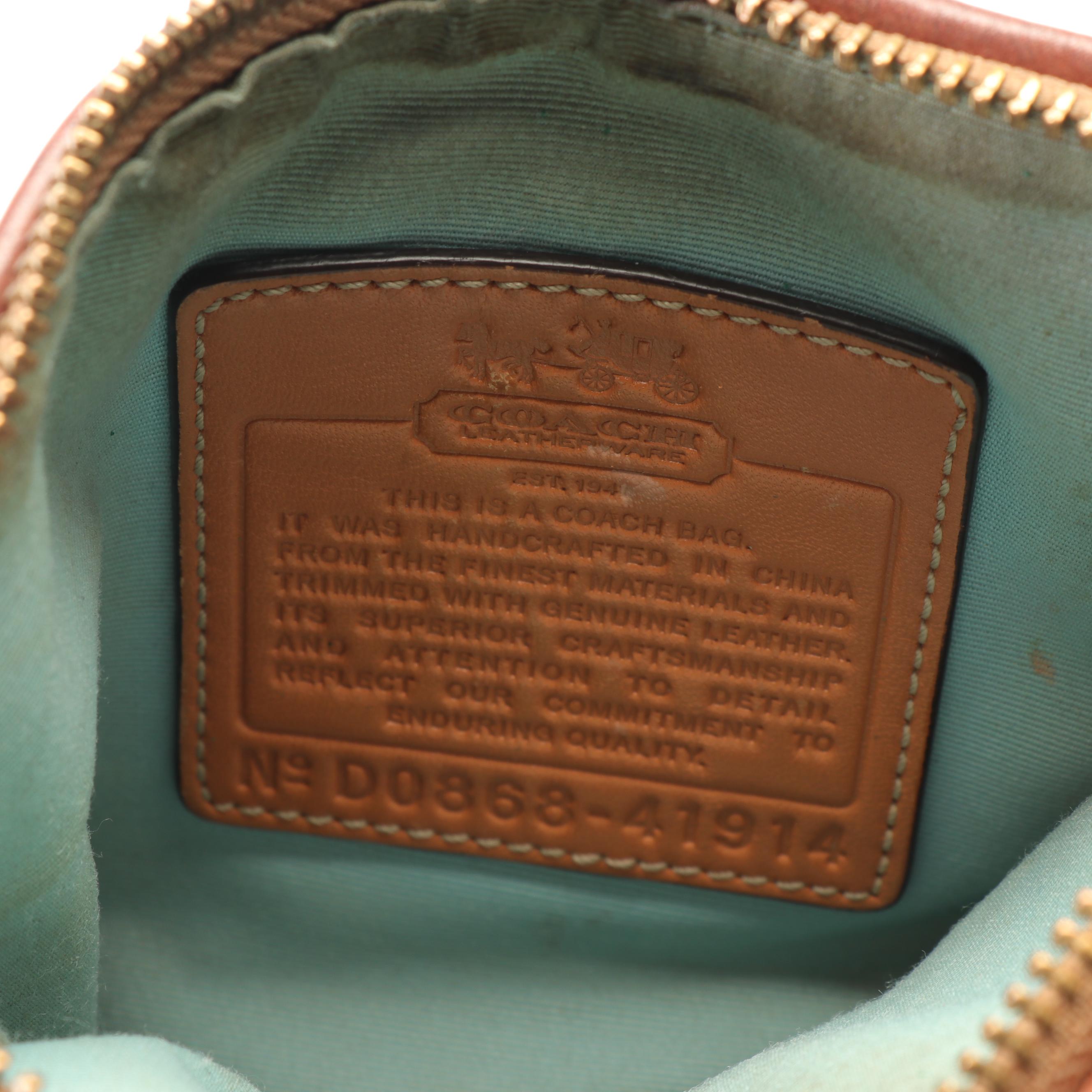 Coach Heritage Stripe Tattersall Swingpack