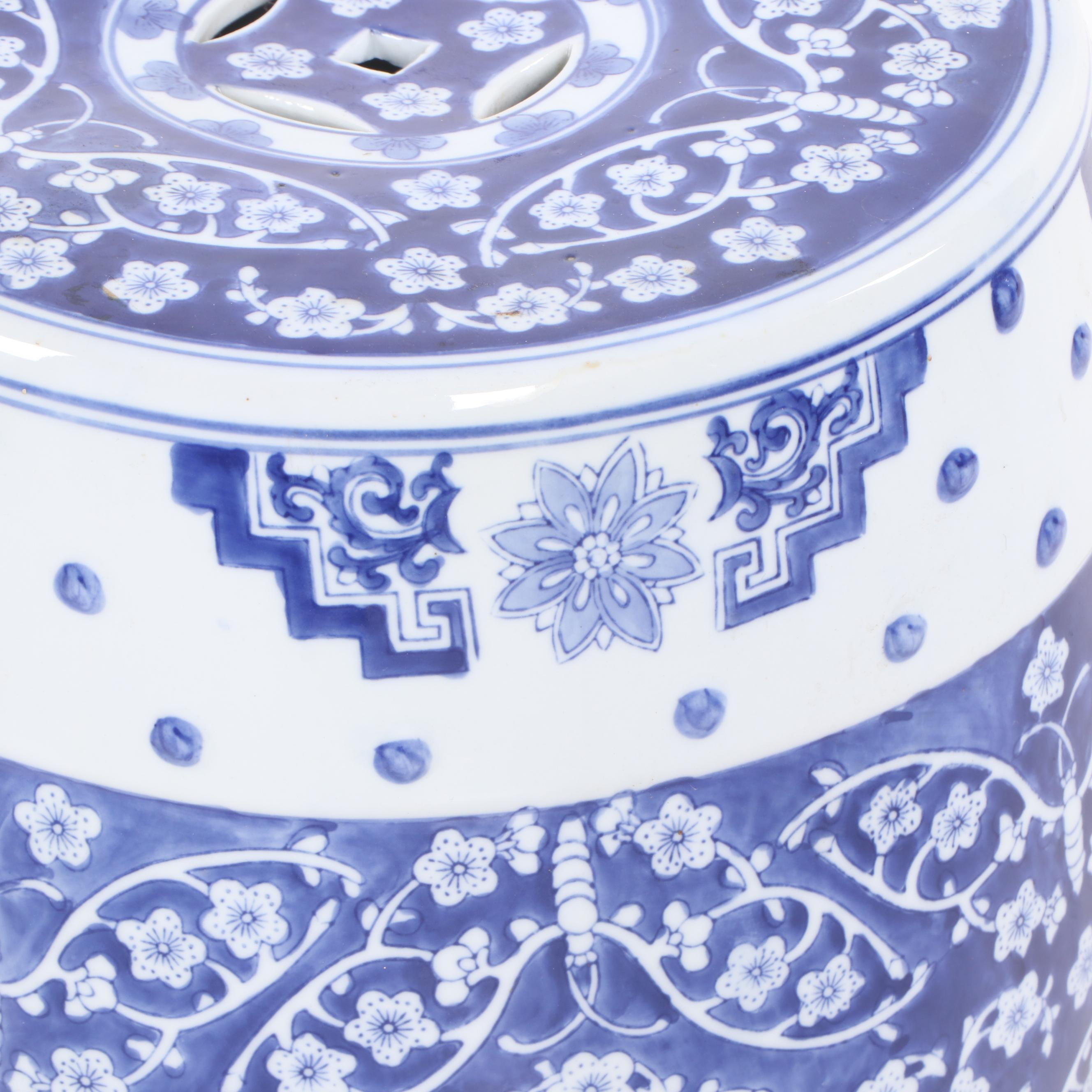 Chinese Ceramic Garden Stool