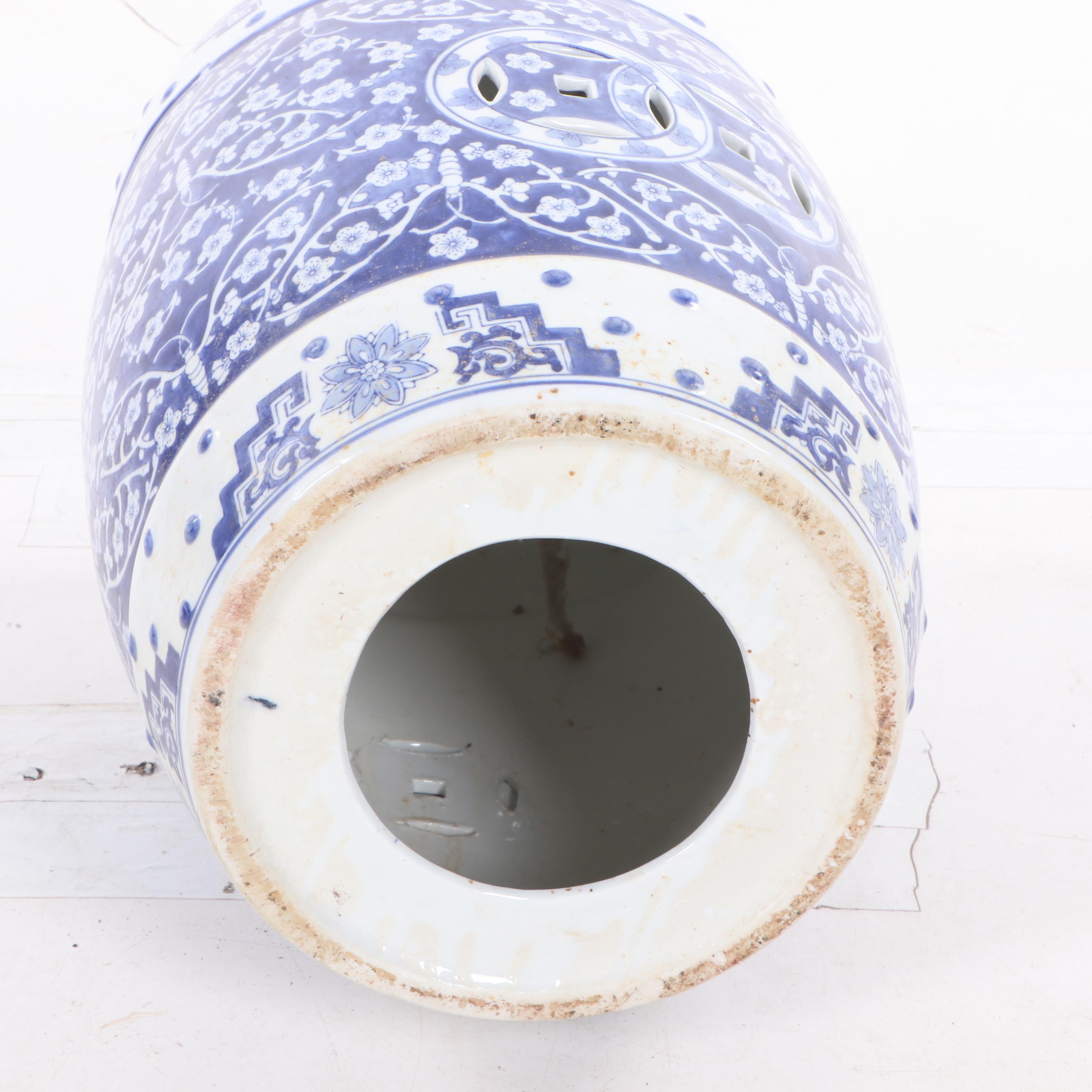 Chinese Ceramic Garden Stool