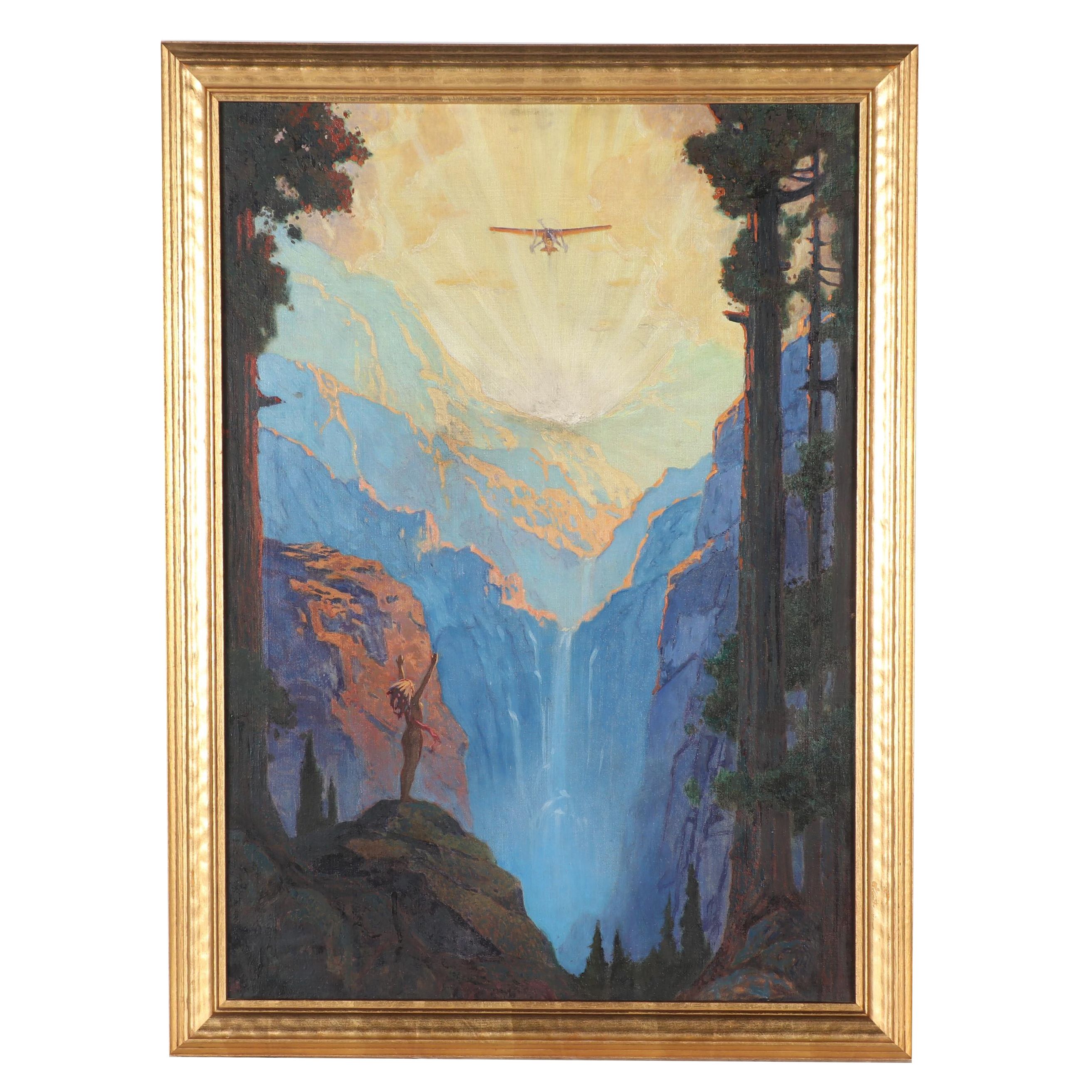 John Henry and Henry "Hy" Hintermeister Early 20th Century Oil Painting