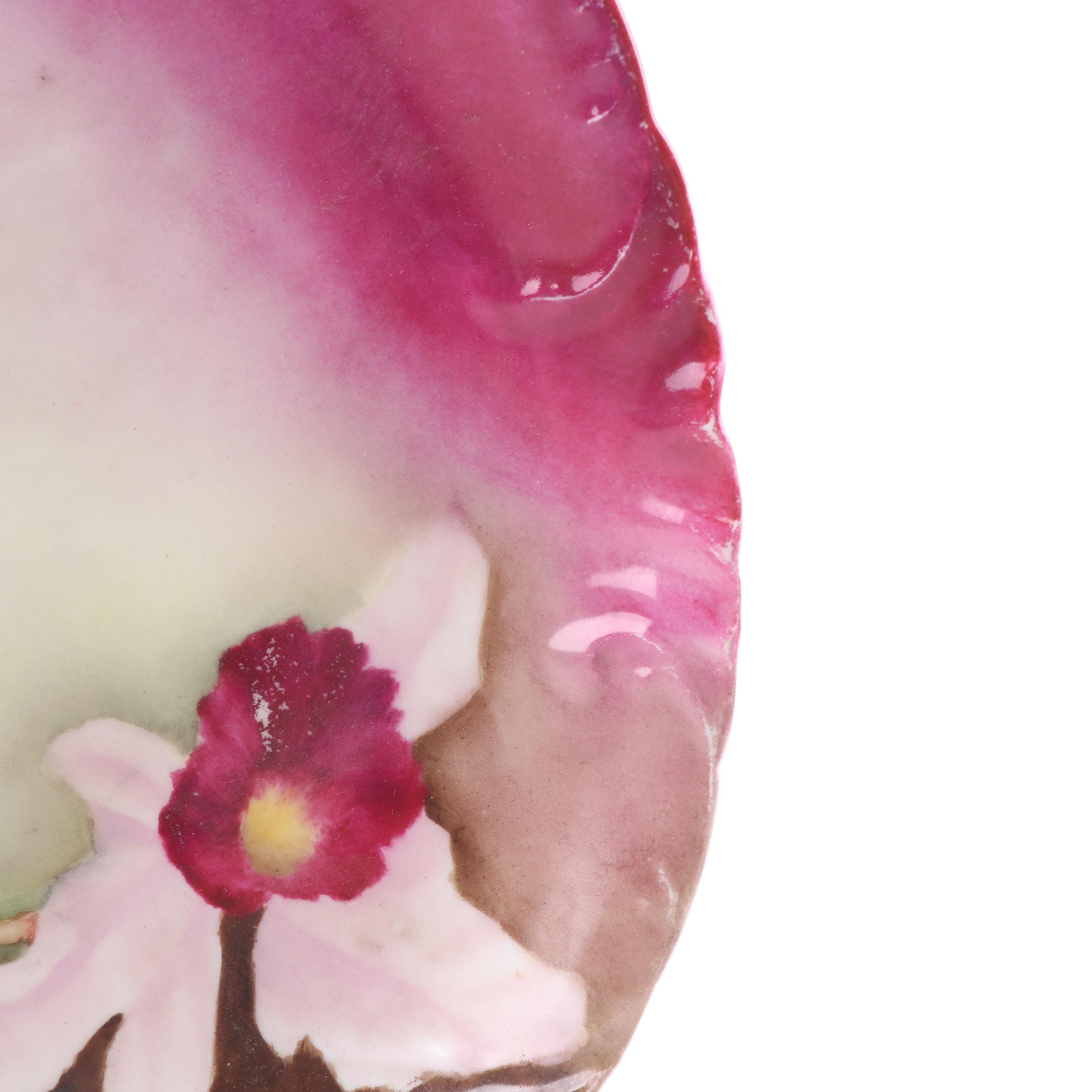 Hand-Painted Haviland Limoges Porcelain Platter