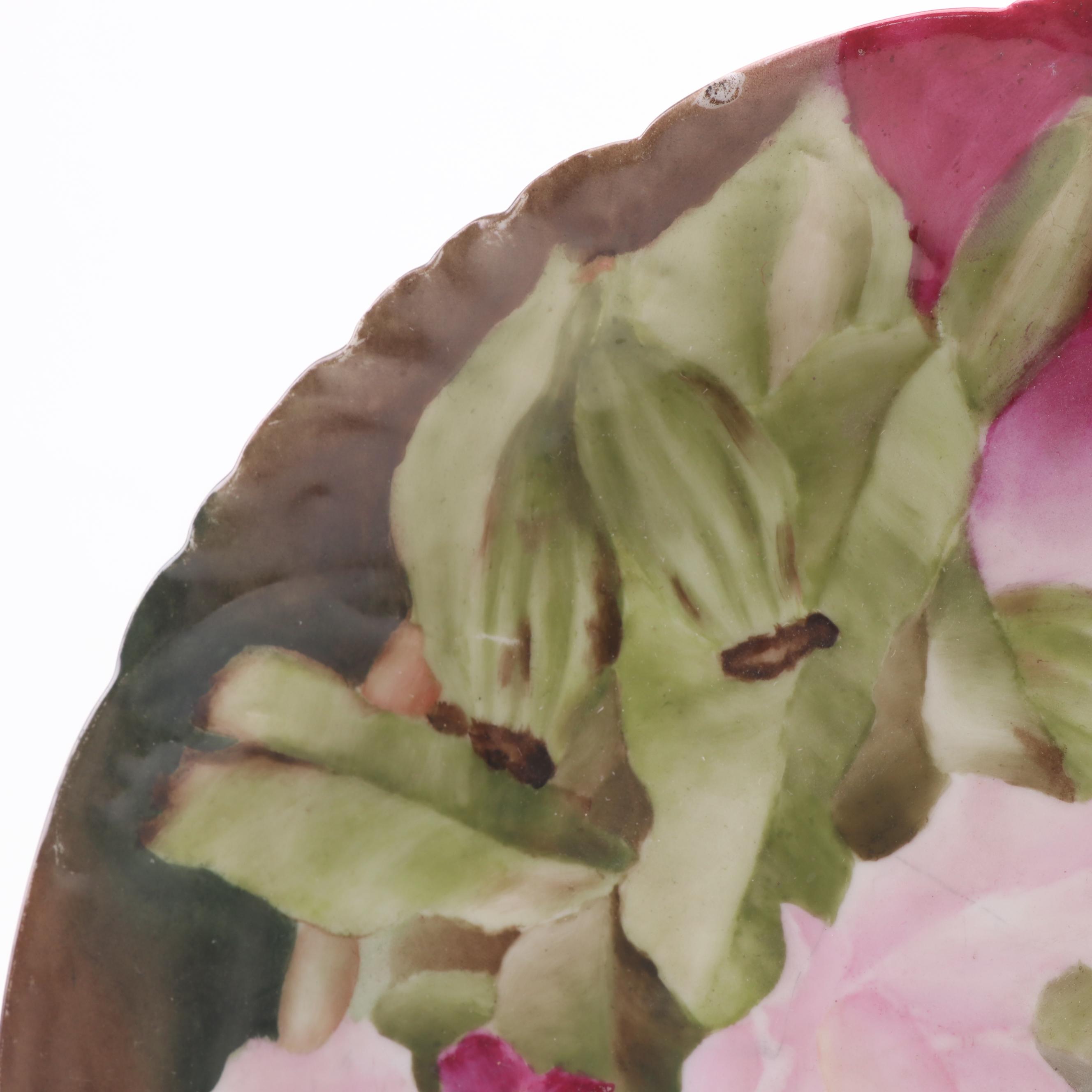 Hand-Painted Haviland Limoges Porcelain Platter