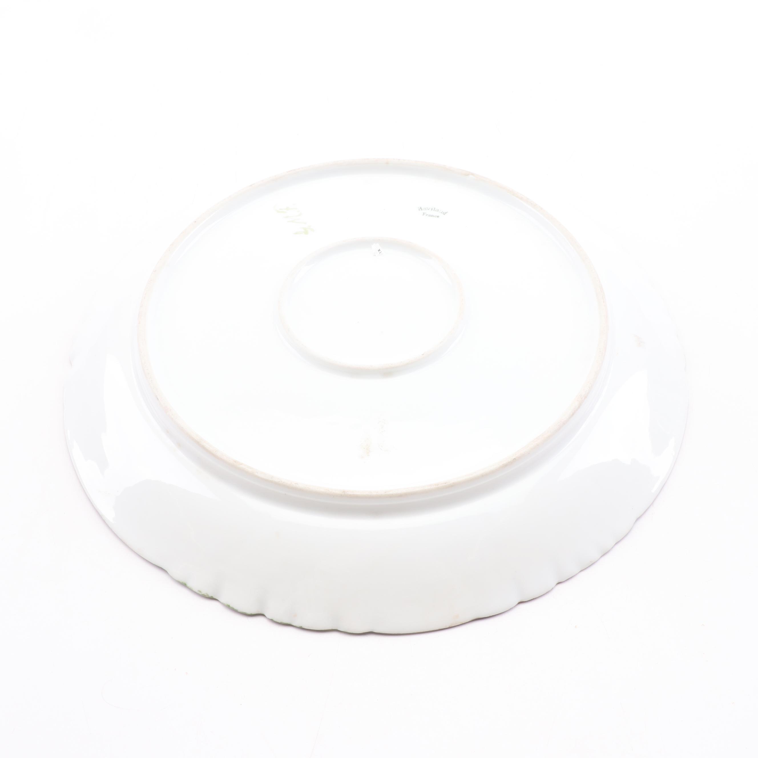 Hand-Painted Haviland Limoges Porcelain Platter