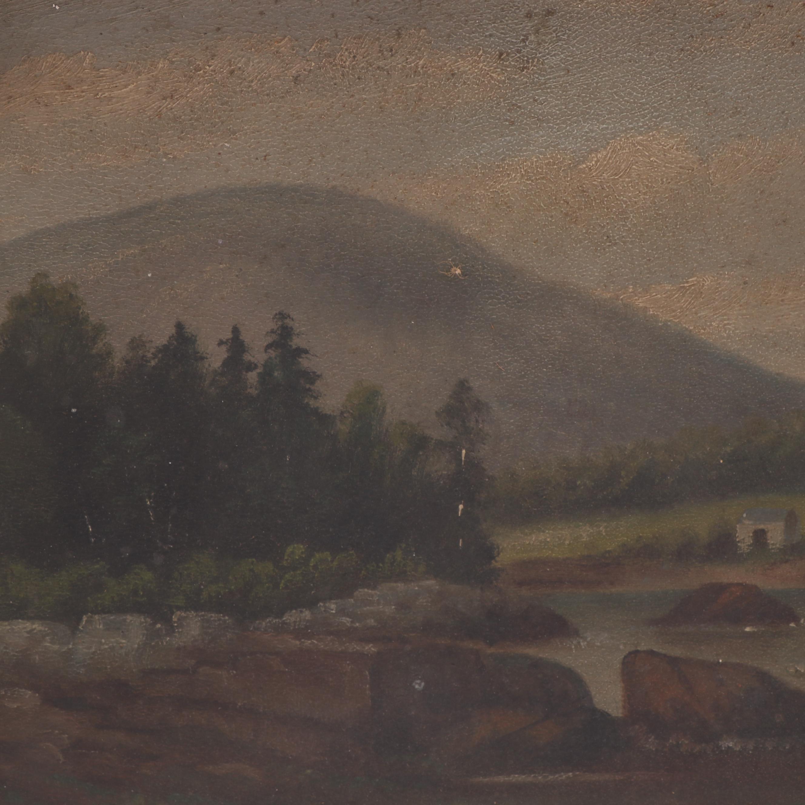 J. Salvea Coastal Landscape Oil Painting