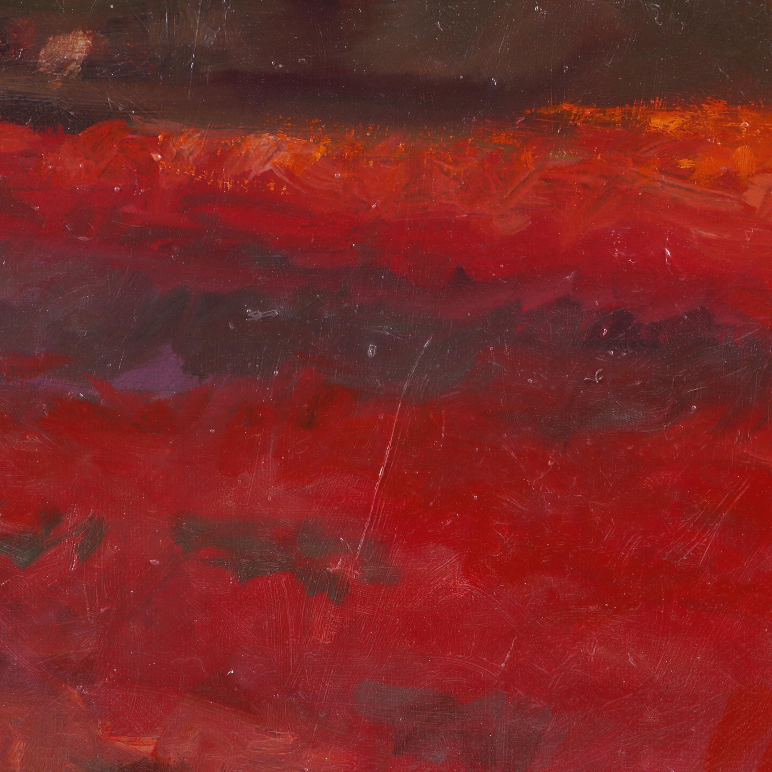 Ann Ruttan Oil Painting "Red Clover, Red Clover"