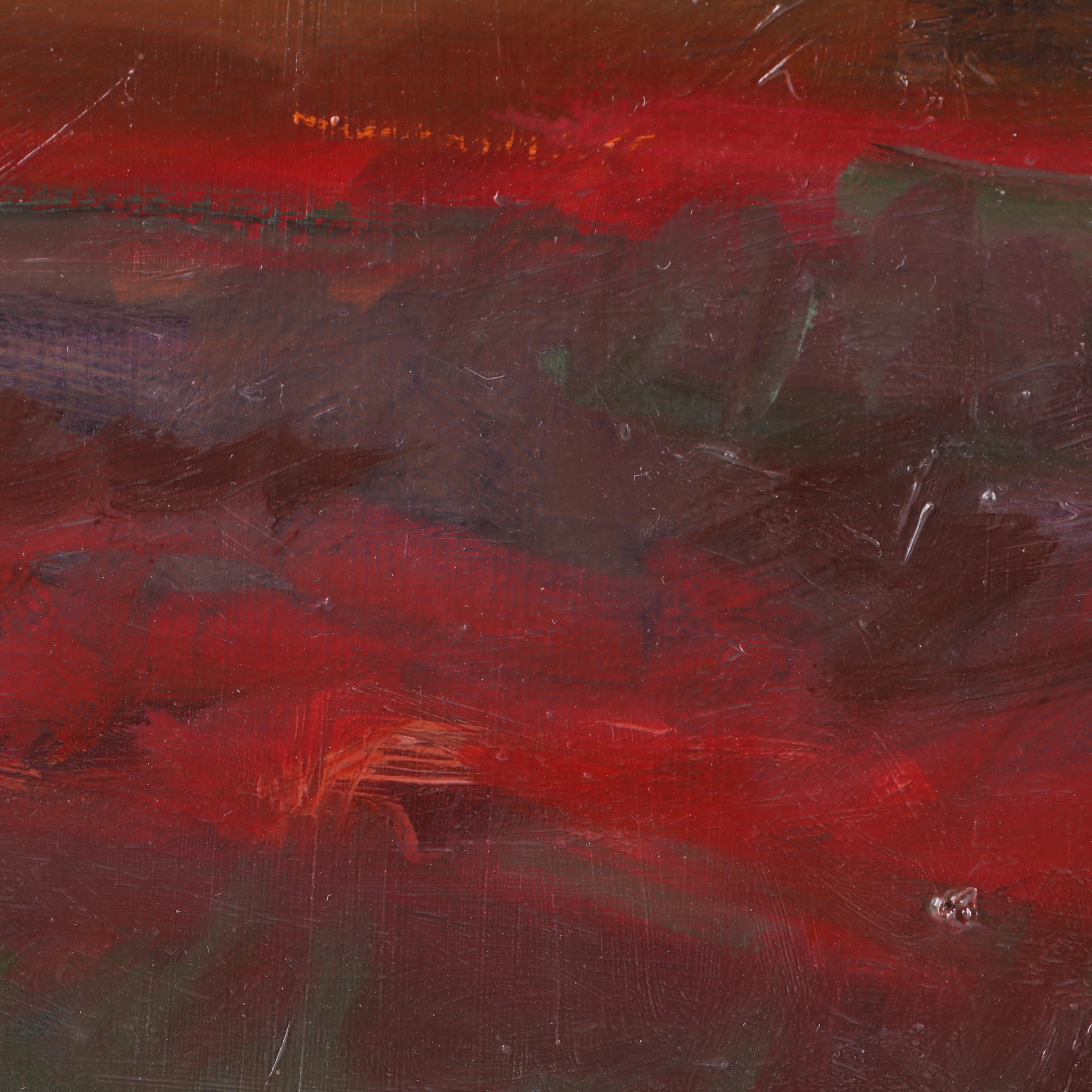 Ann Ruttan Oil Painting "Red Clover, Red Clover"