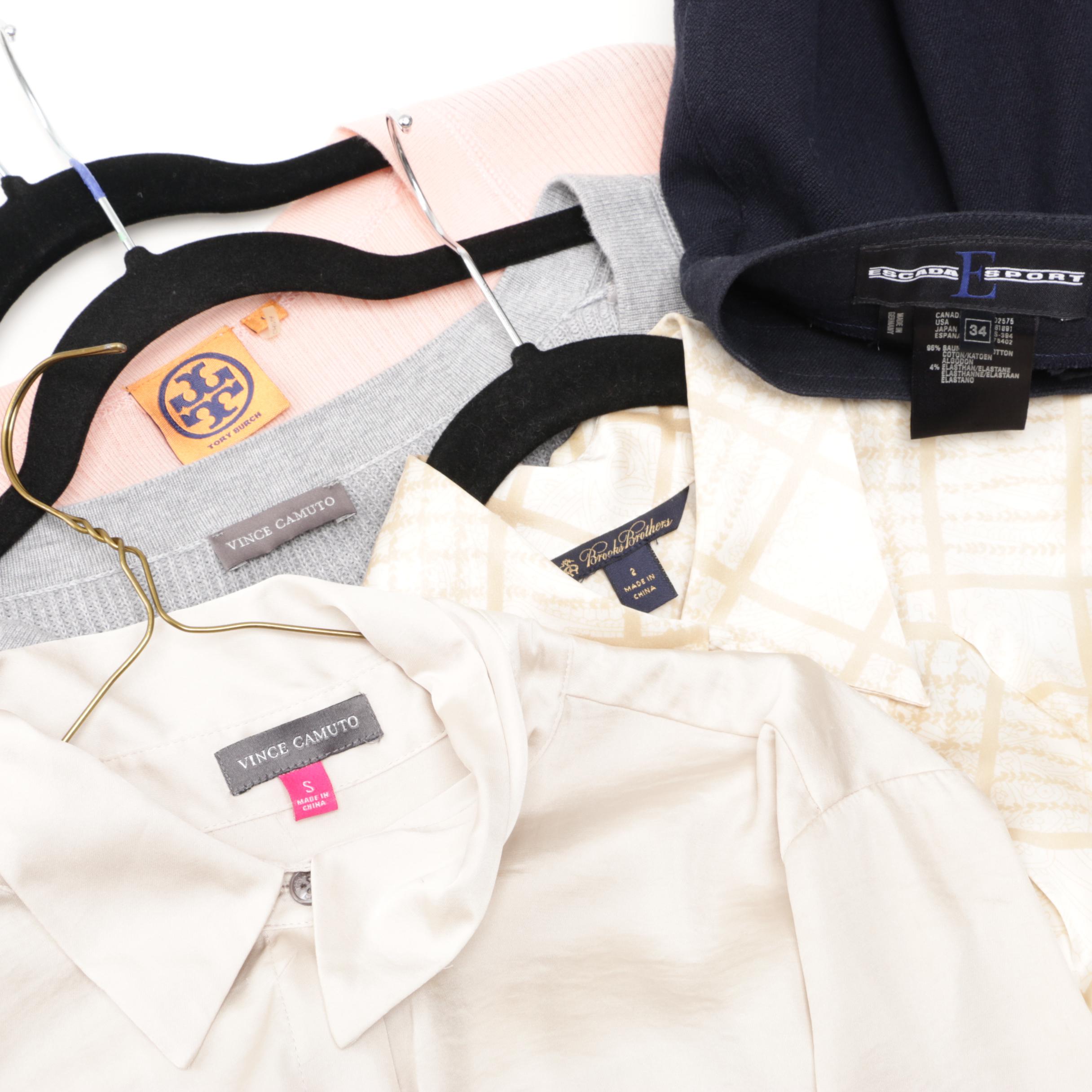 Tory Burch, Vince Camuto, Escada Sport, and Brooks Brothers Separates