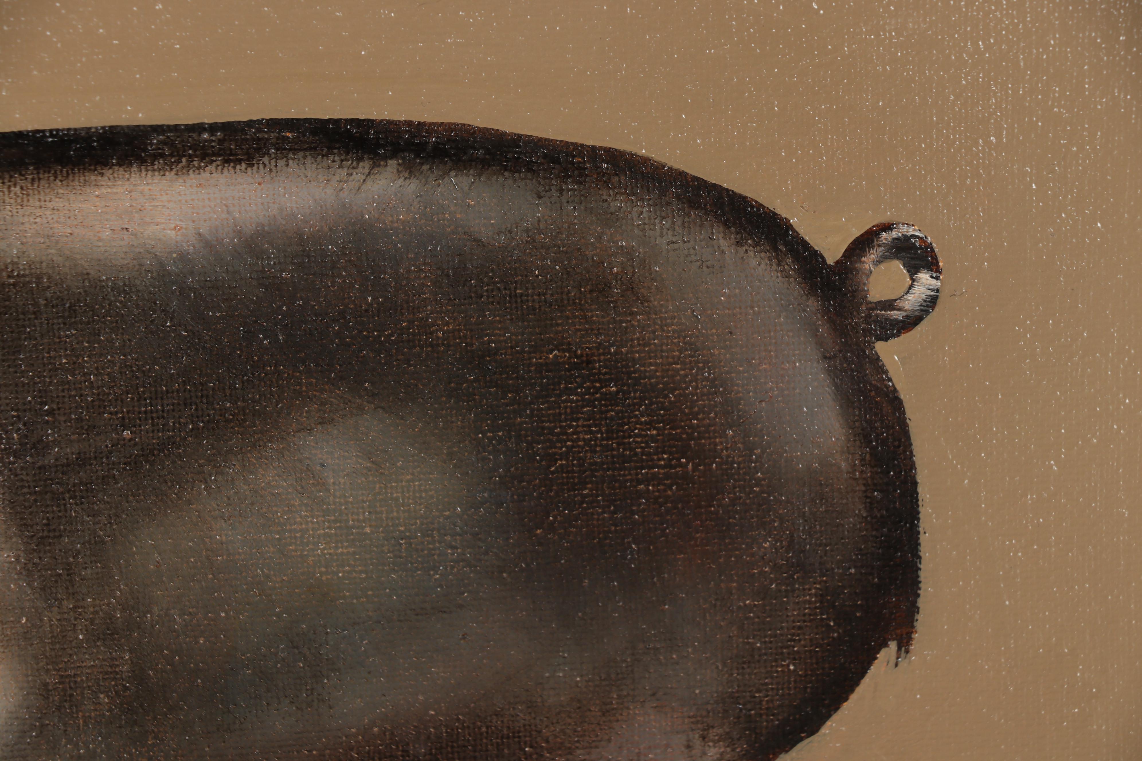 David Andrews Oil Painting Pig Portrait