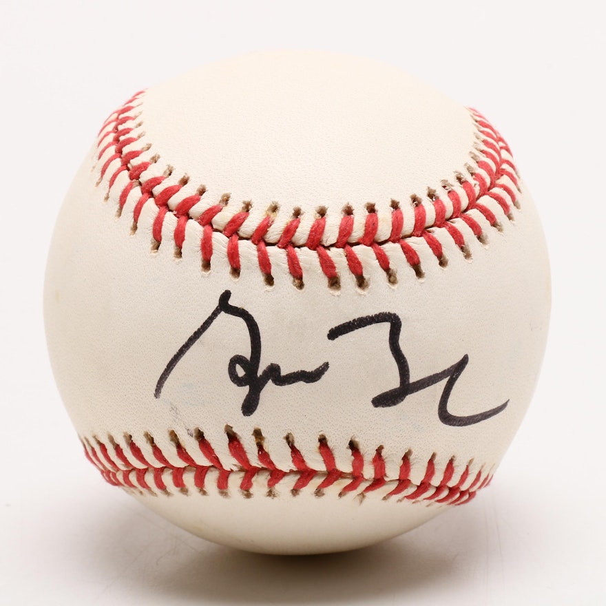 41st U.S. President George H. W. Bush Signed Rawlings AL Baseball JSA COA