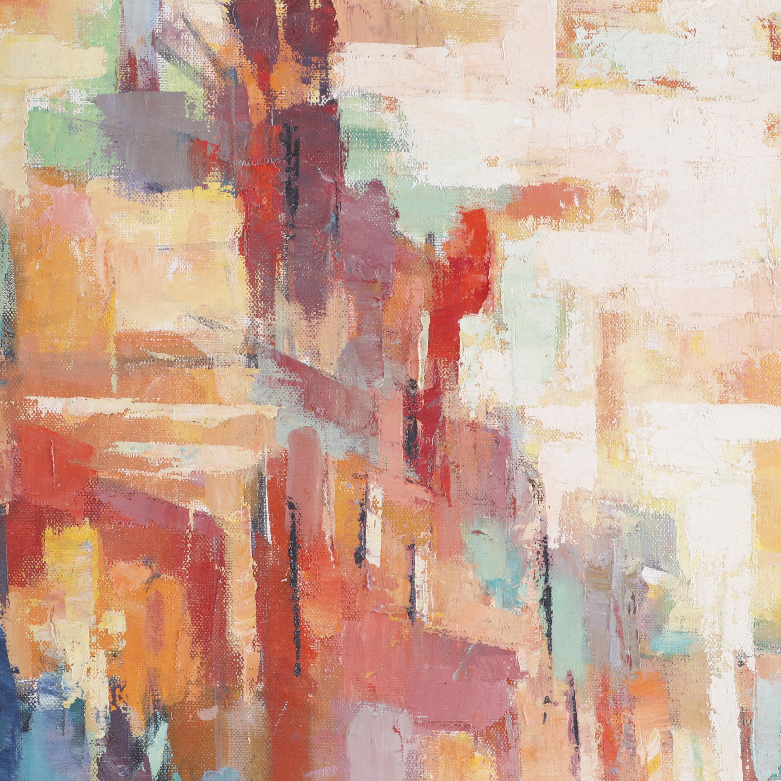 Max Gordon Abstract Oil Painting