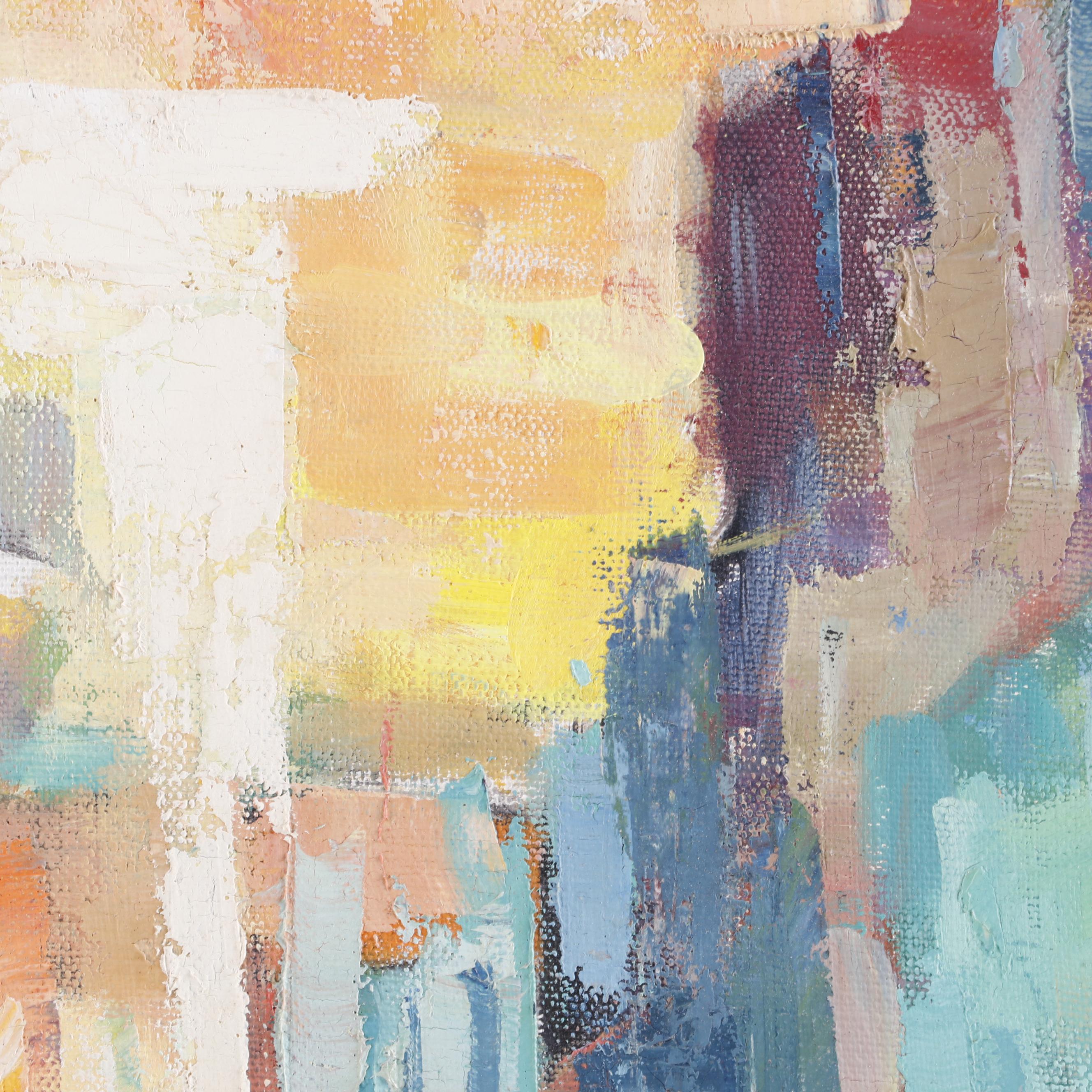 Max Gordon Abstract Oil Painting