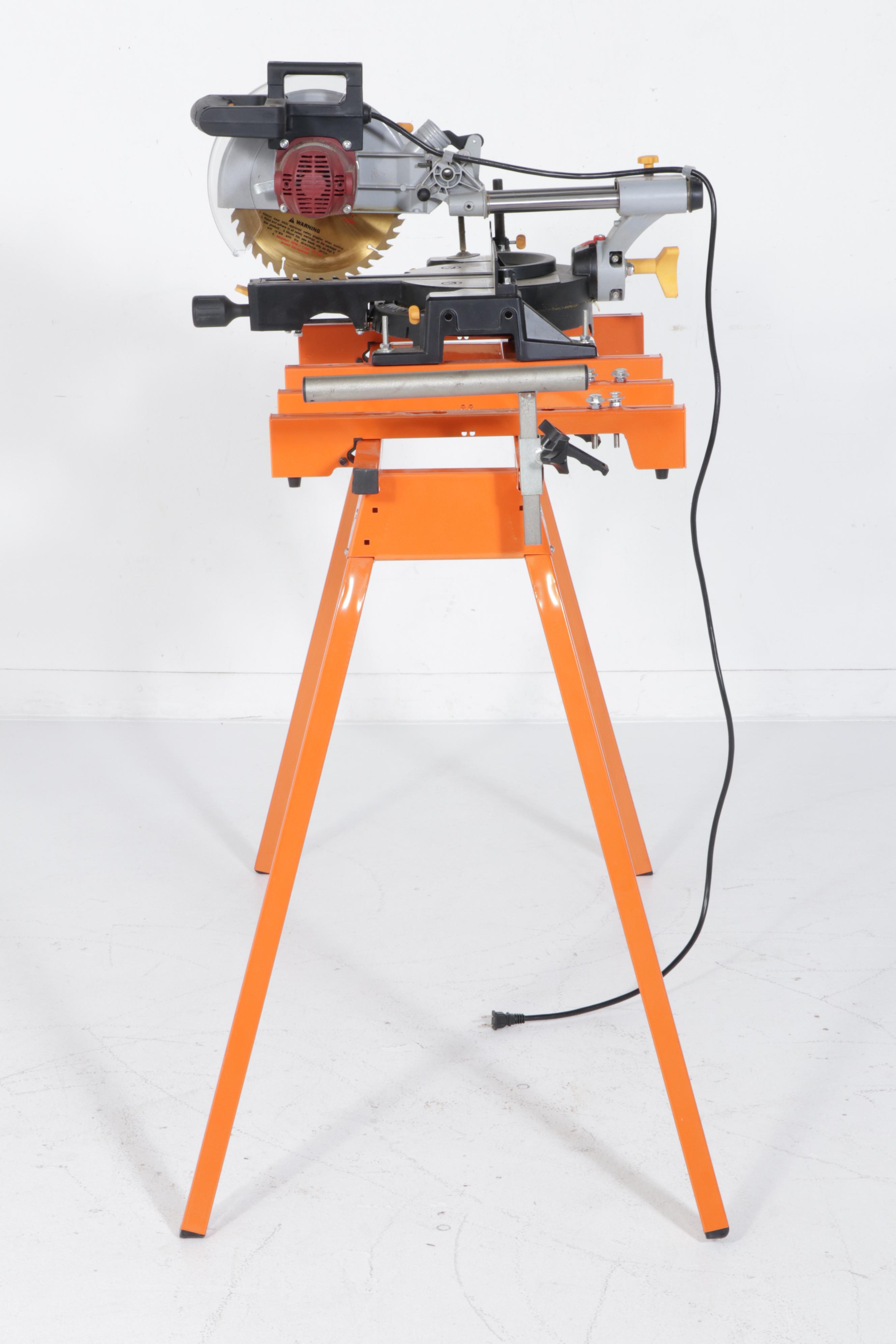 Chicago Electric 10-Inch Compound Miter Saw with Stand