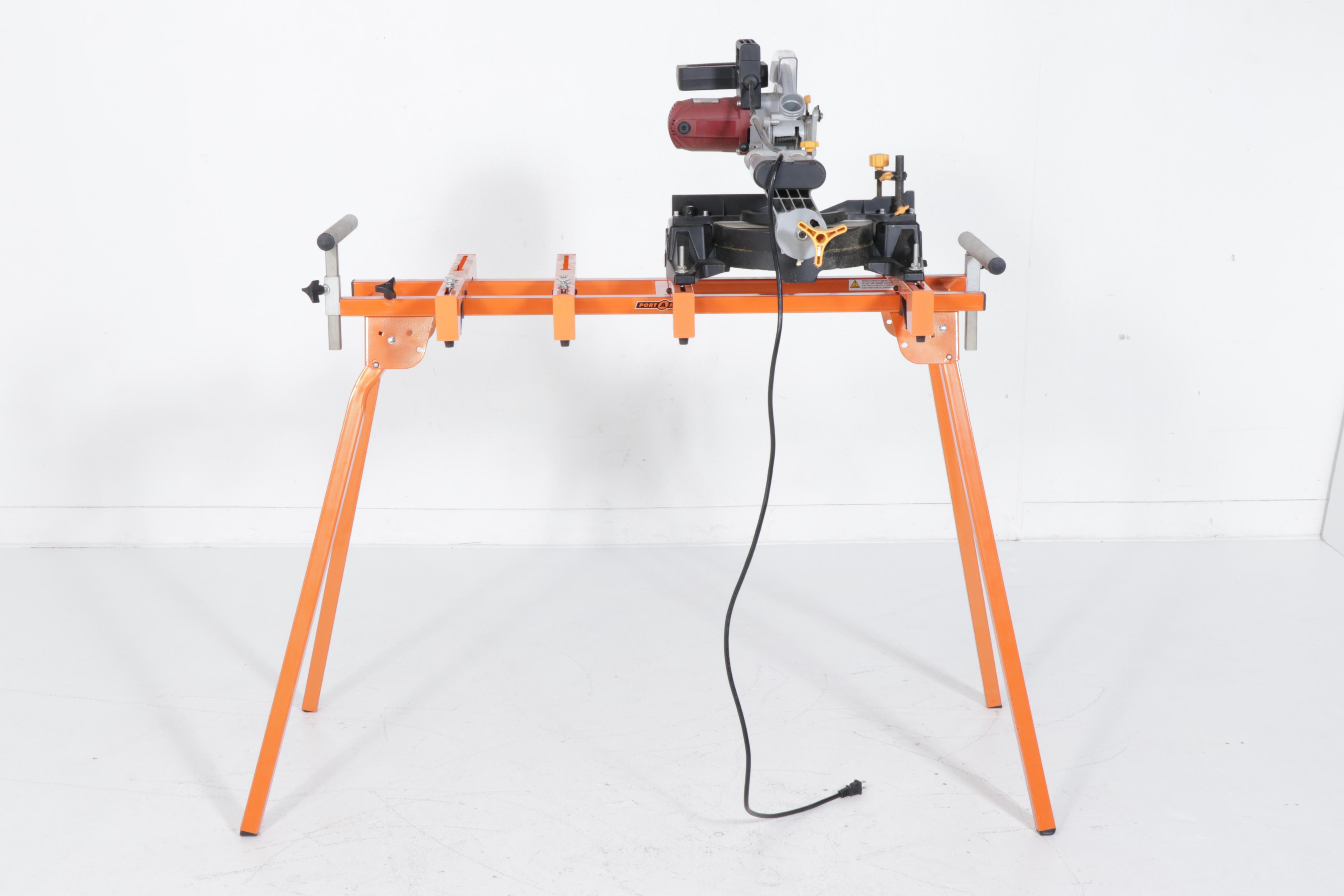 Chicago Electric 10-Inch Compound Miter Saw with Stand