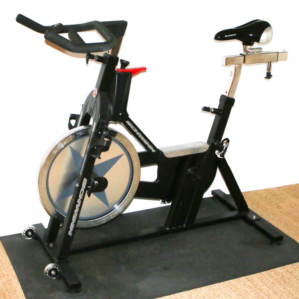 Schwinn Pro IC Spin Bike and Exercise Mats
