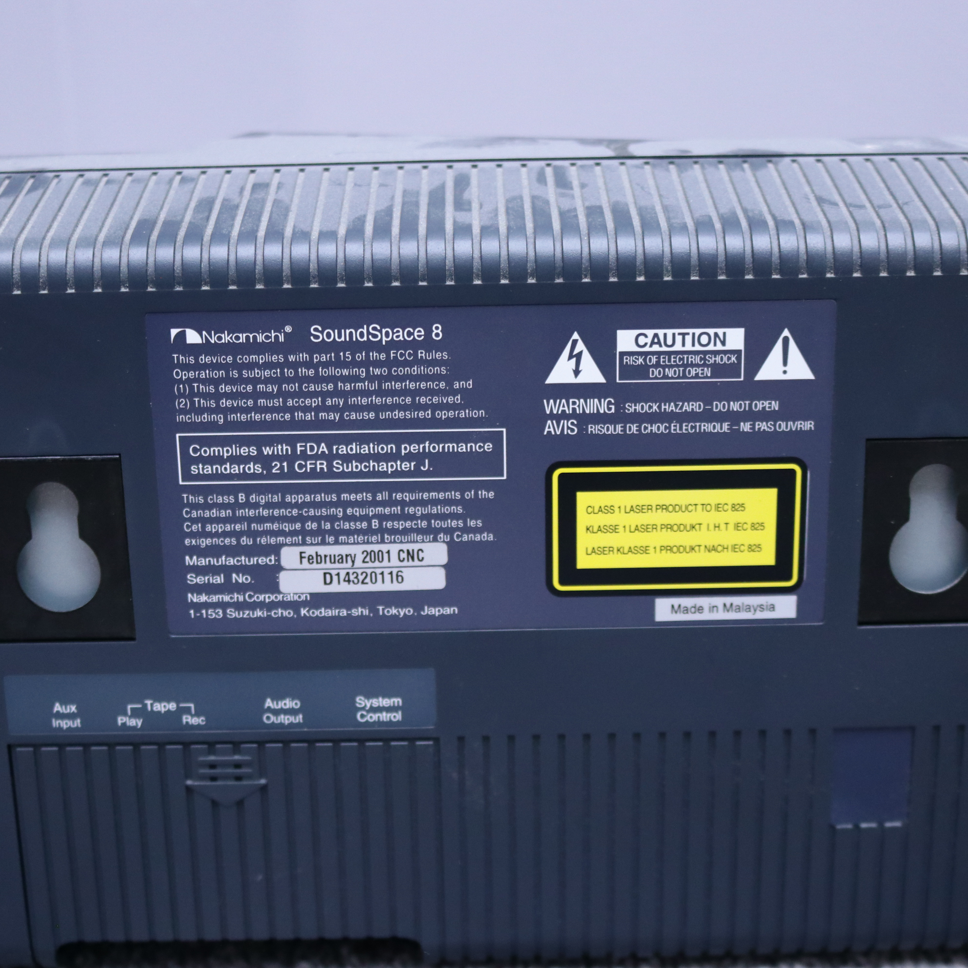 Nakamichi SoundSpace 8 and Speaker