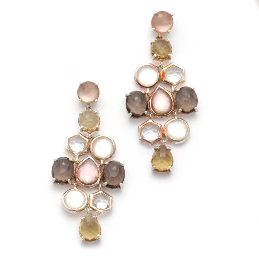 Ippolita Sterling Silver Multi-Gemstone Earrings