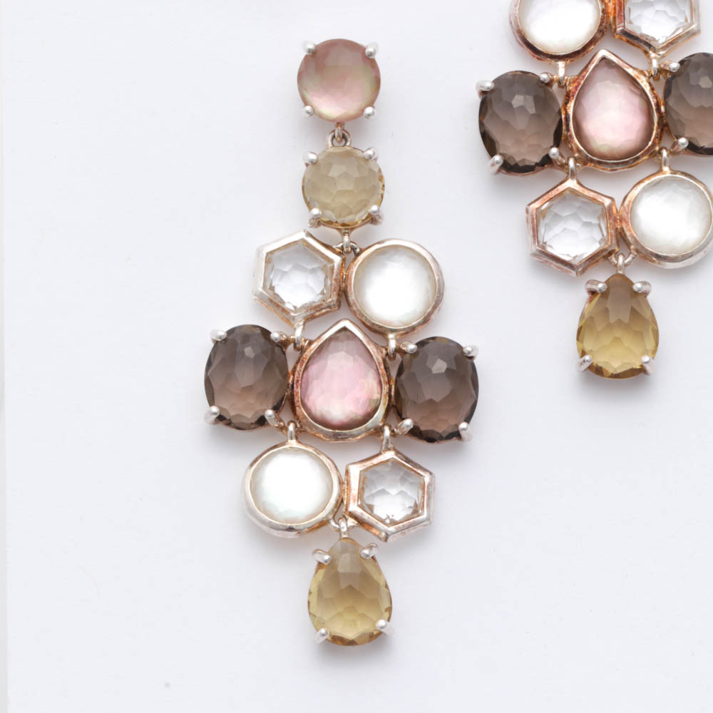 Ippolita Sterling Silver Multi-Gemstone Earrings