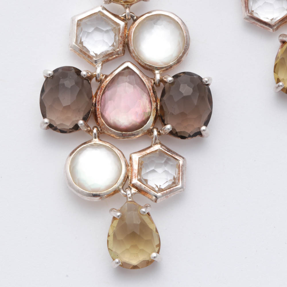 Ippolita Sterling Silver Multi-Gemstone Earrings