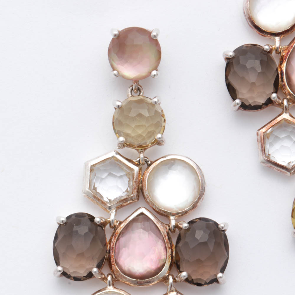 Ippolita Sterling Silver Multi-Gemstone Earrings
