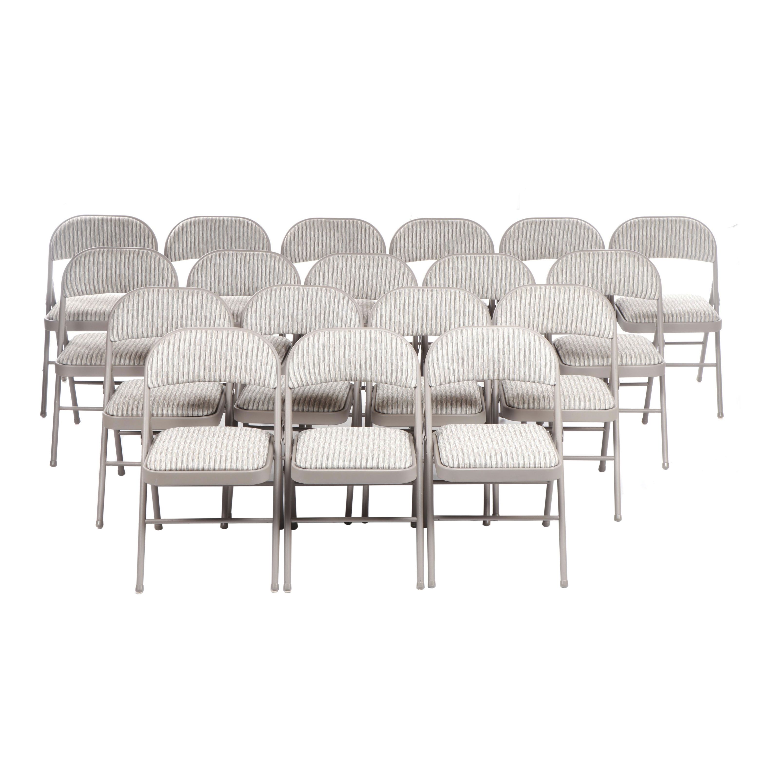 Samsonite "Chicory Cabin" Padded Folding Chairs, Set of 18