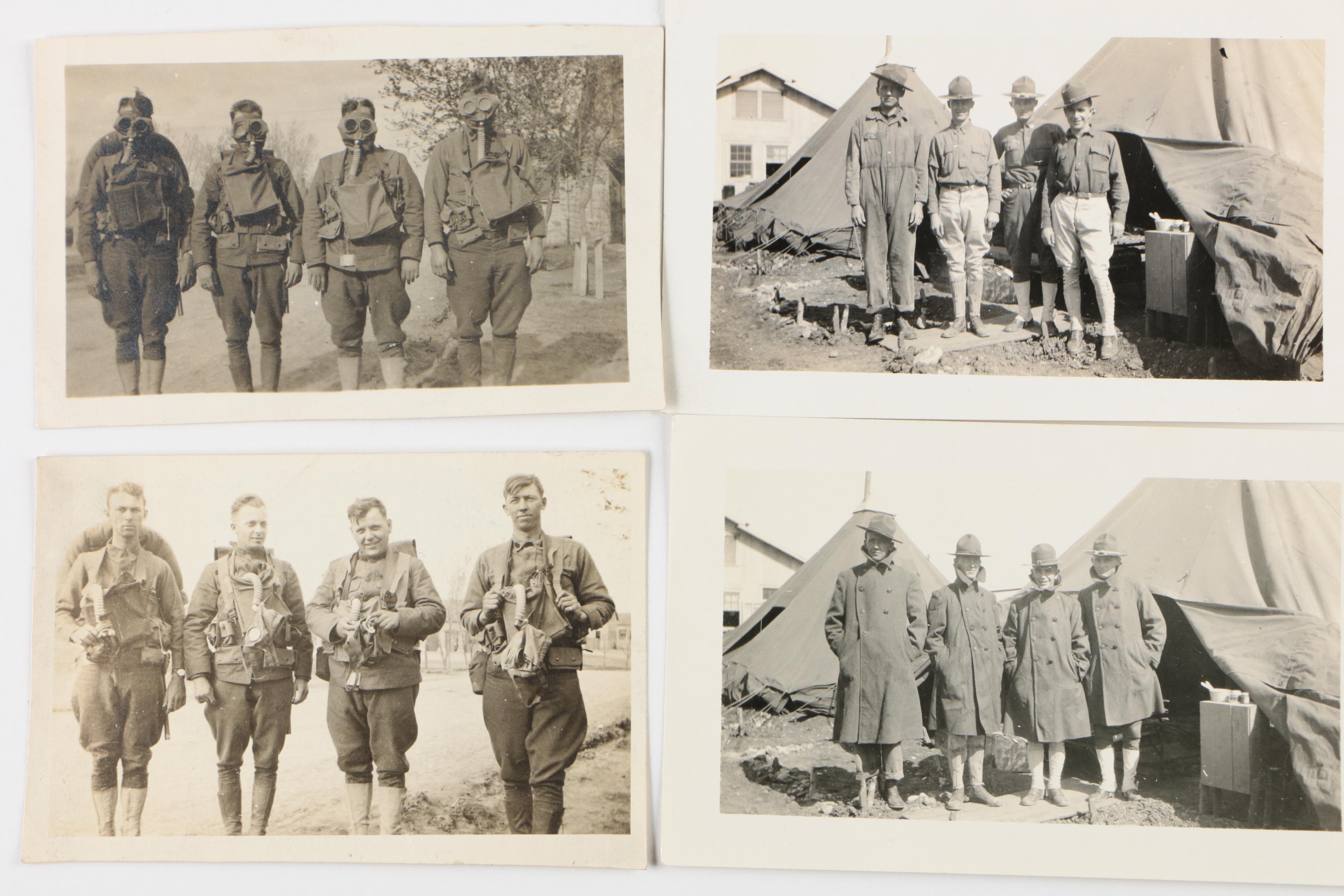 WWI Soldier Mementos, Photographs, Postcards, P.O.W. Letters, and More, 1910s
