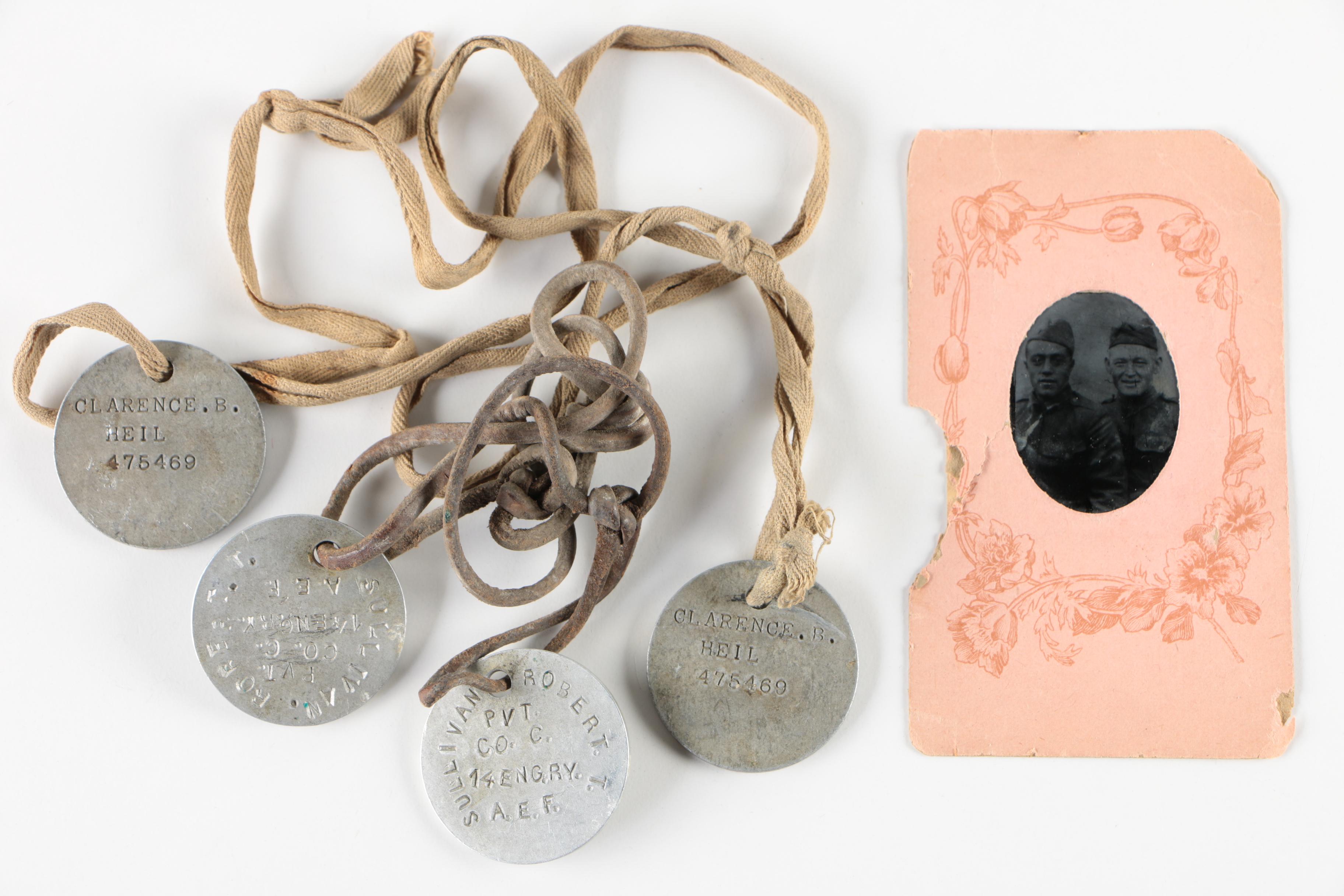 WWI Soldier Mementos, Photographs, Postcards, P.O.W. Letters, and More, 1910s