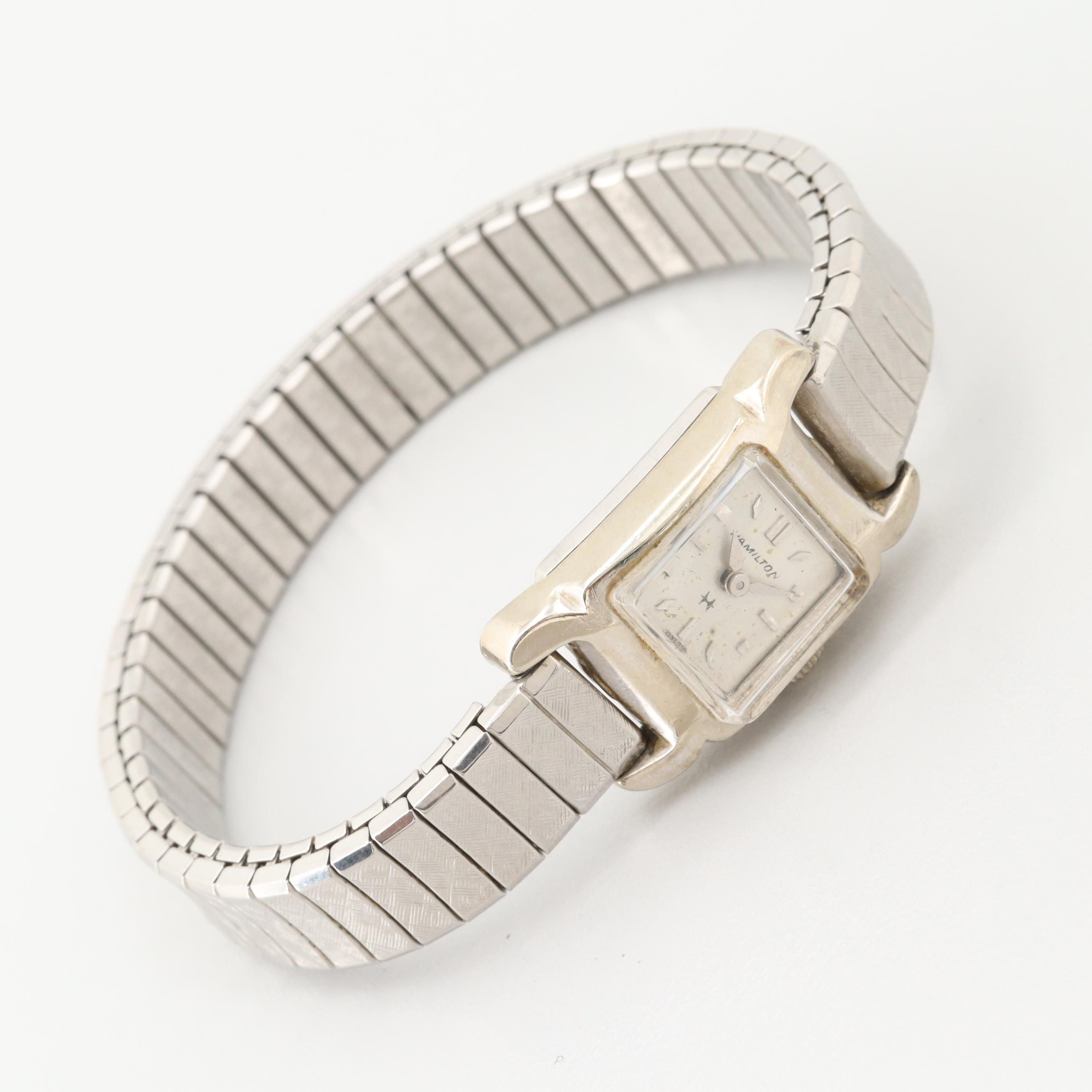 Vintage Hamilton Alcott 10K Gold Filled Stem Wind Watch