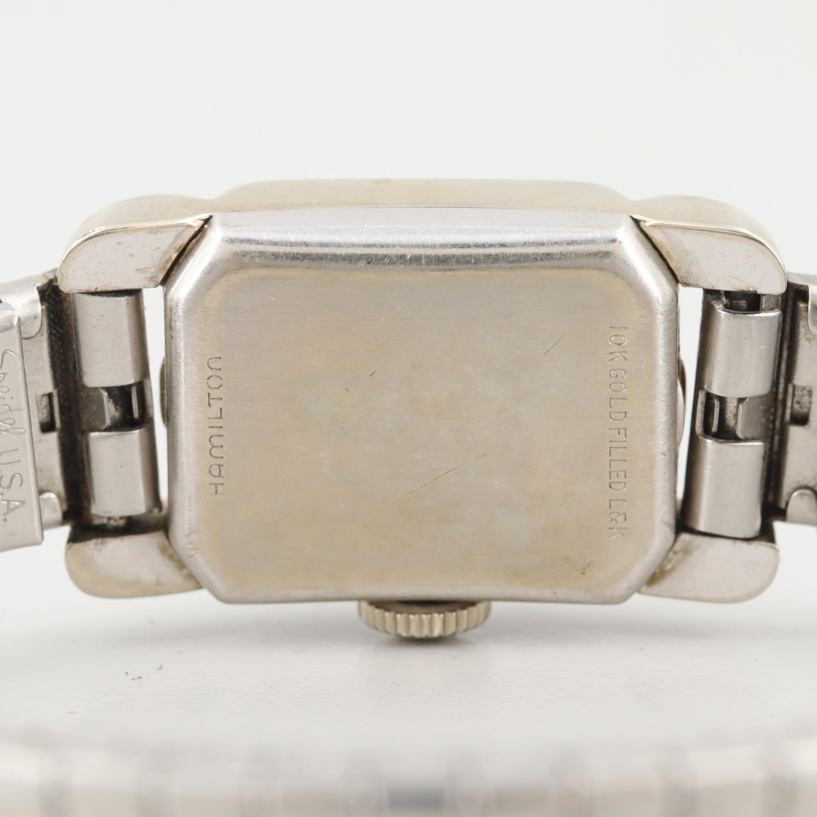 Vintage Hamilton Alcott 10K Gold Filled Stem Wind Watch