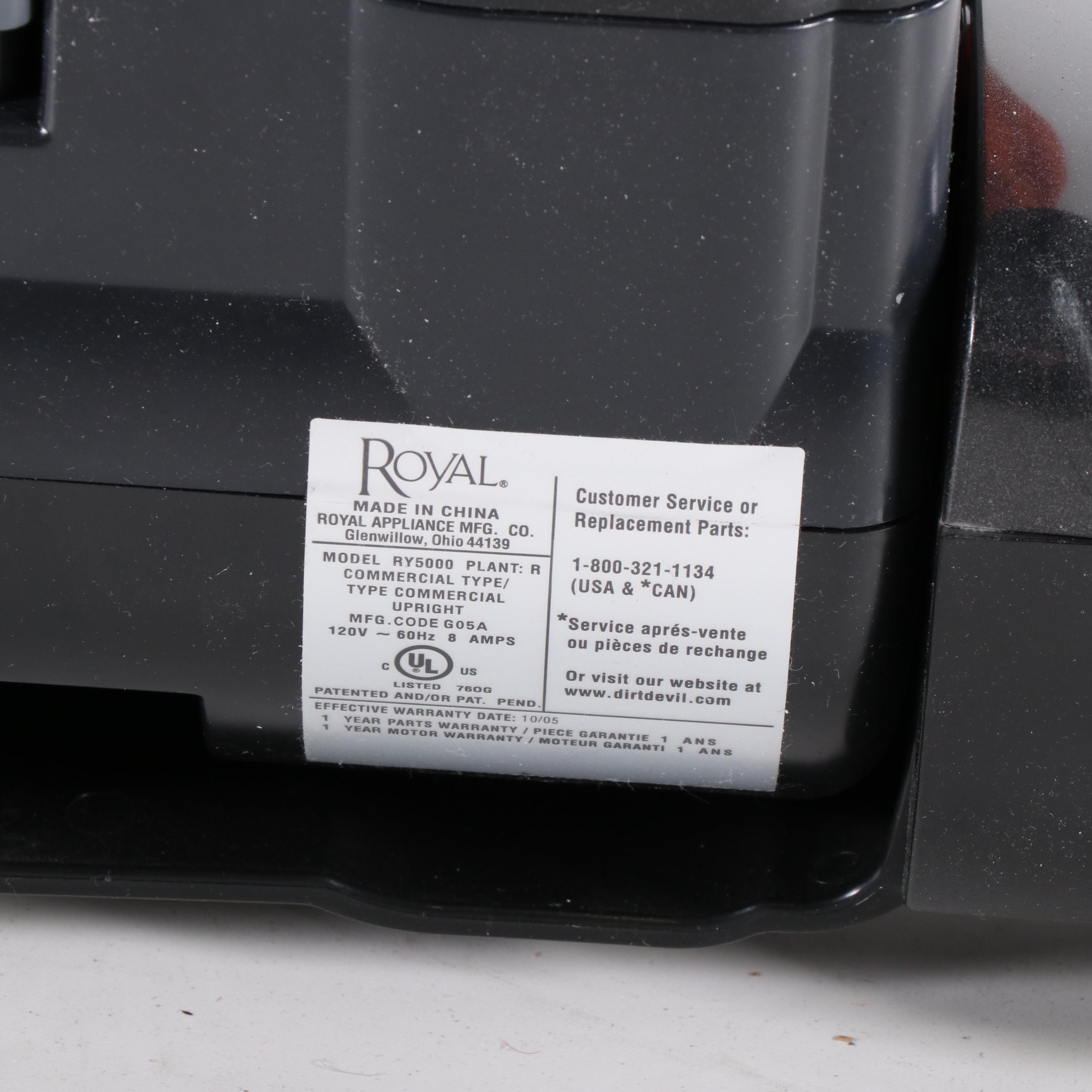 Royal Upright Vacuum Cleaner