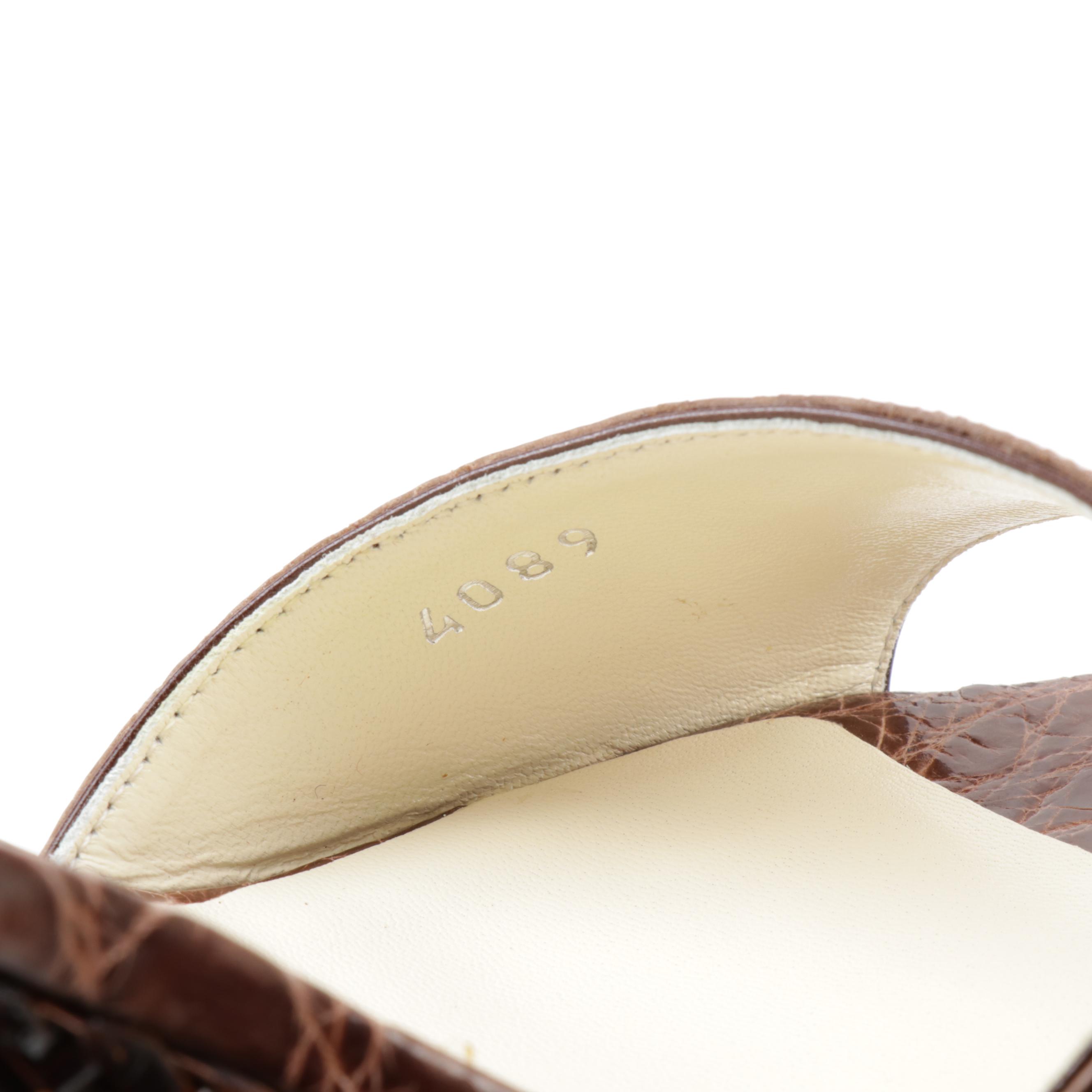 Prada Cocco Rush Tabacco Leather Sculptural Wicker Heeled Slide Sandals