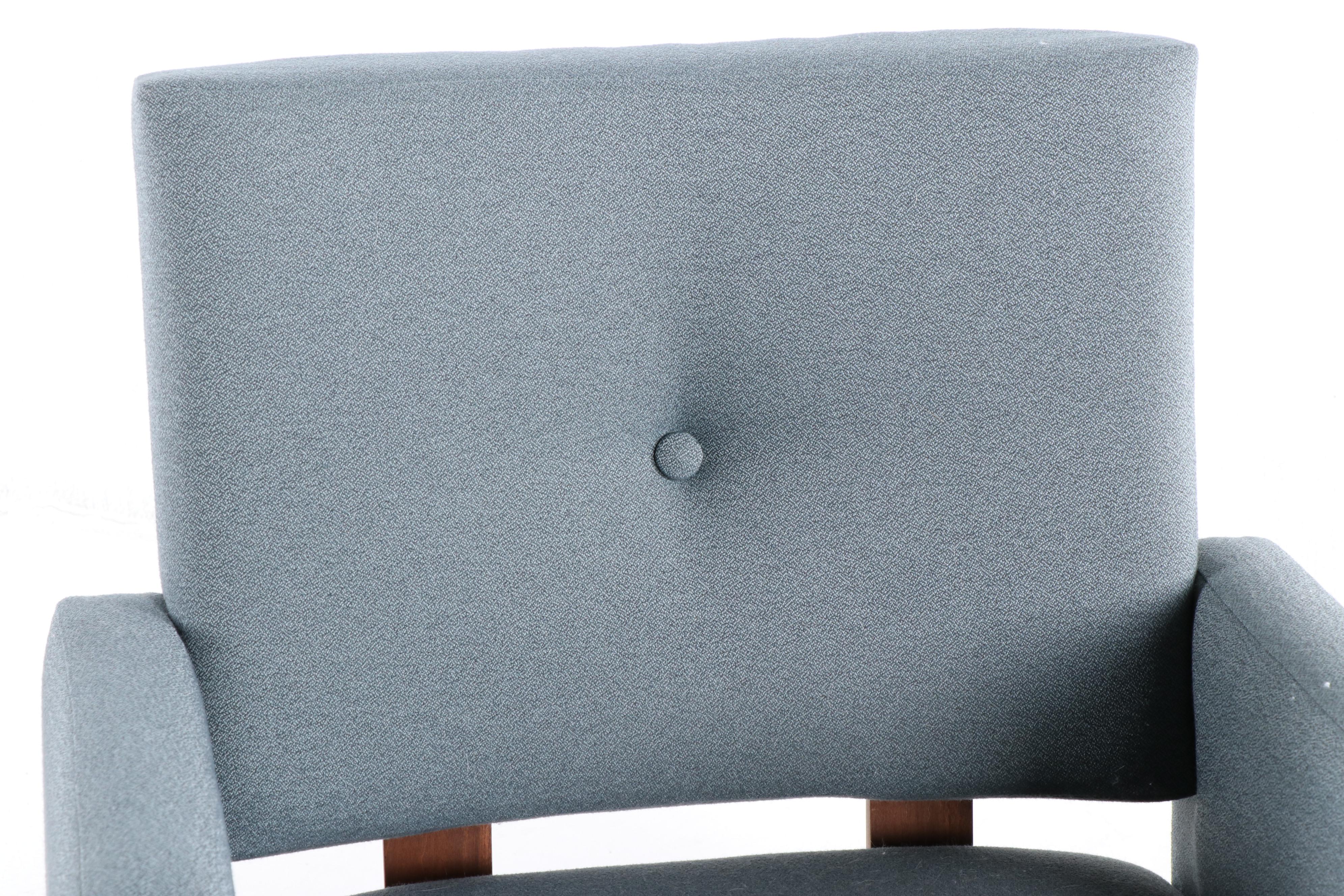 Mid Century Modern Style Upholstered Armchairs