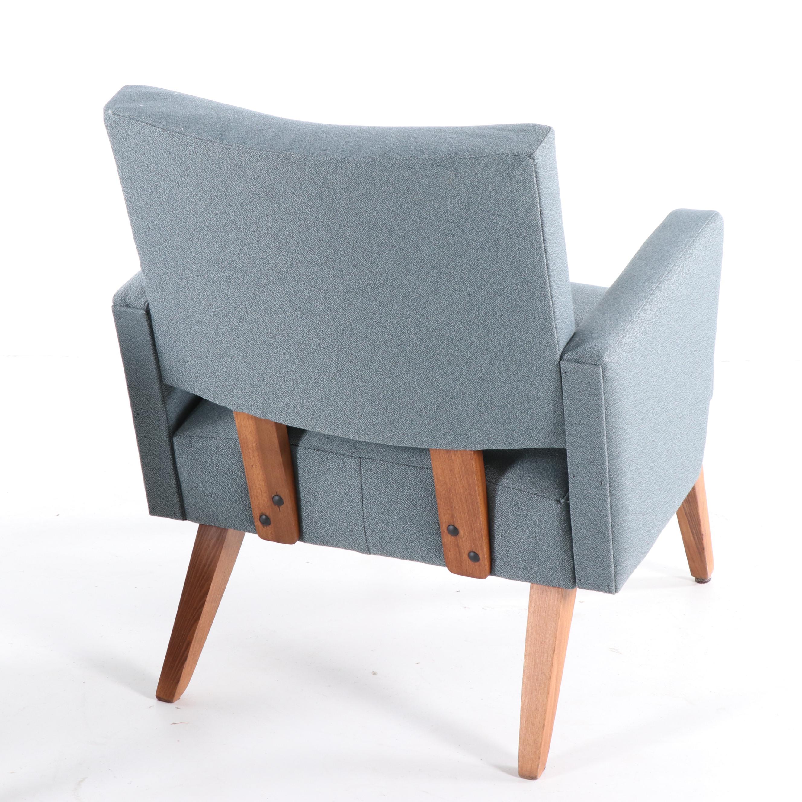 Mid Century Modern Style Upholstered Armchairs