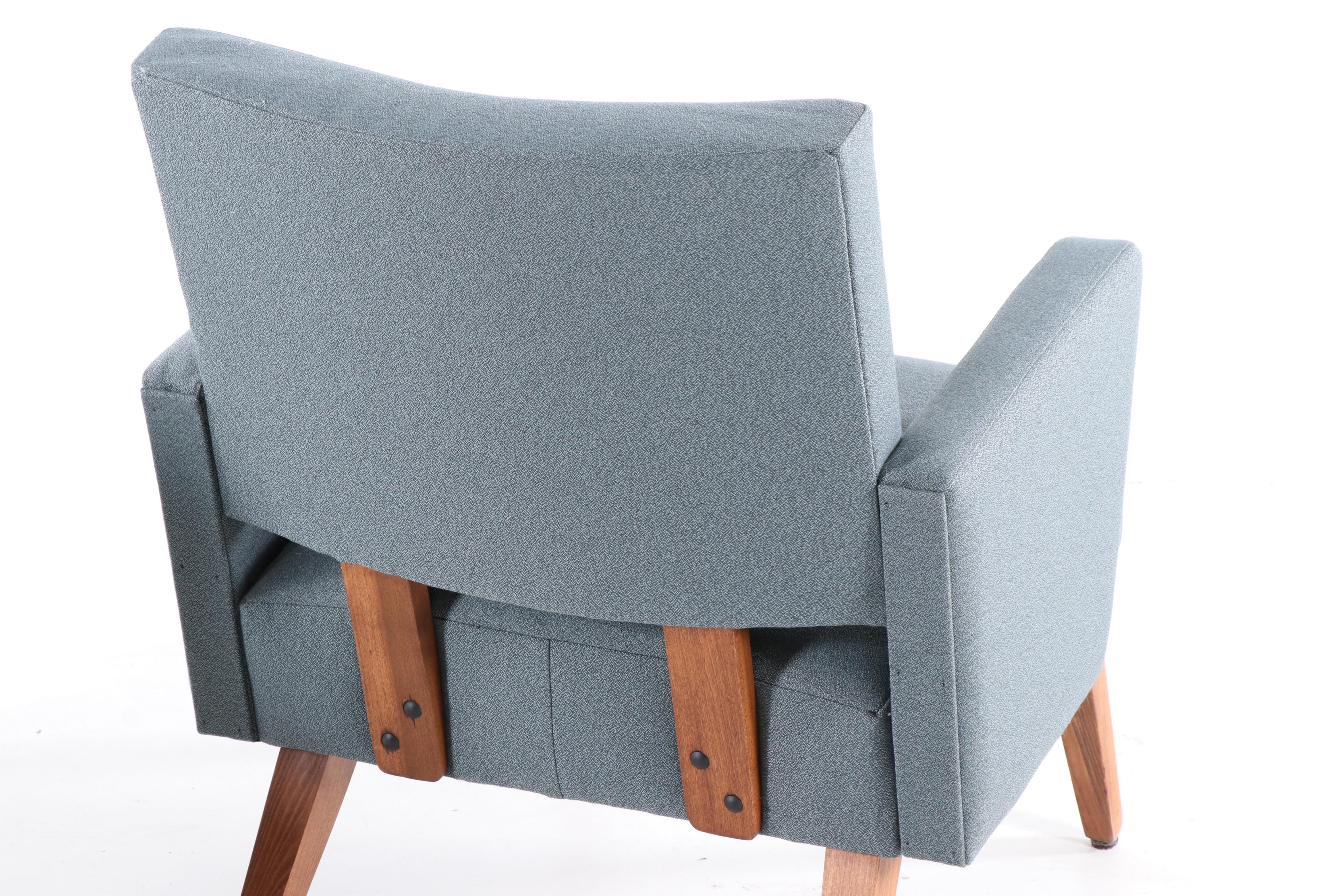 Mid Century Modern Style Upholstered Armchairs