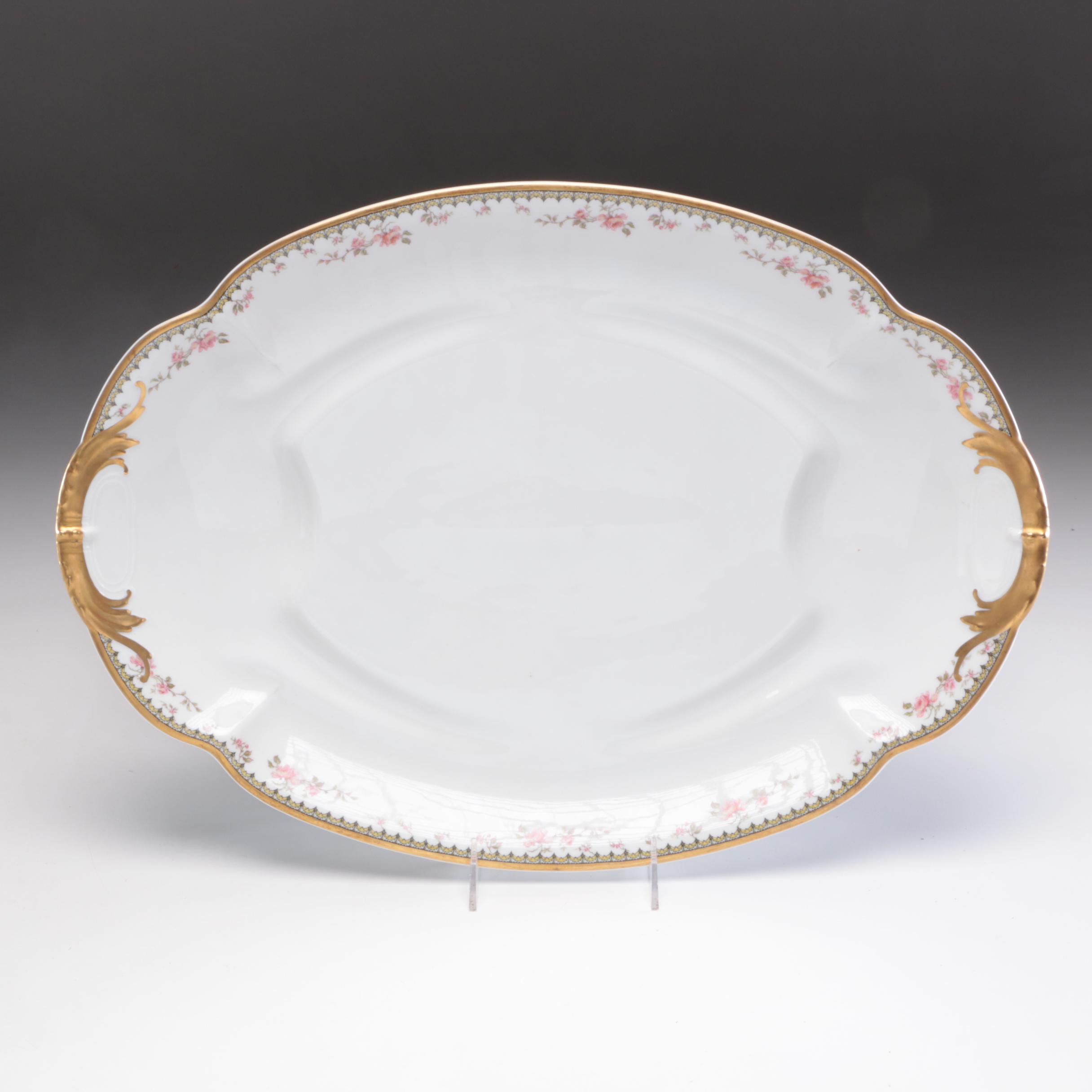 Haviland & Company Porcelain Serving Platters, Mid-Century