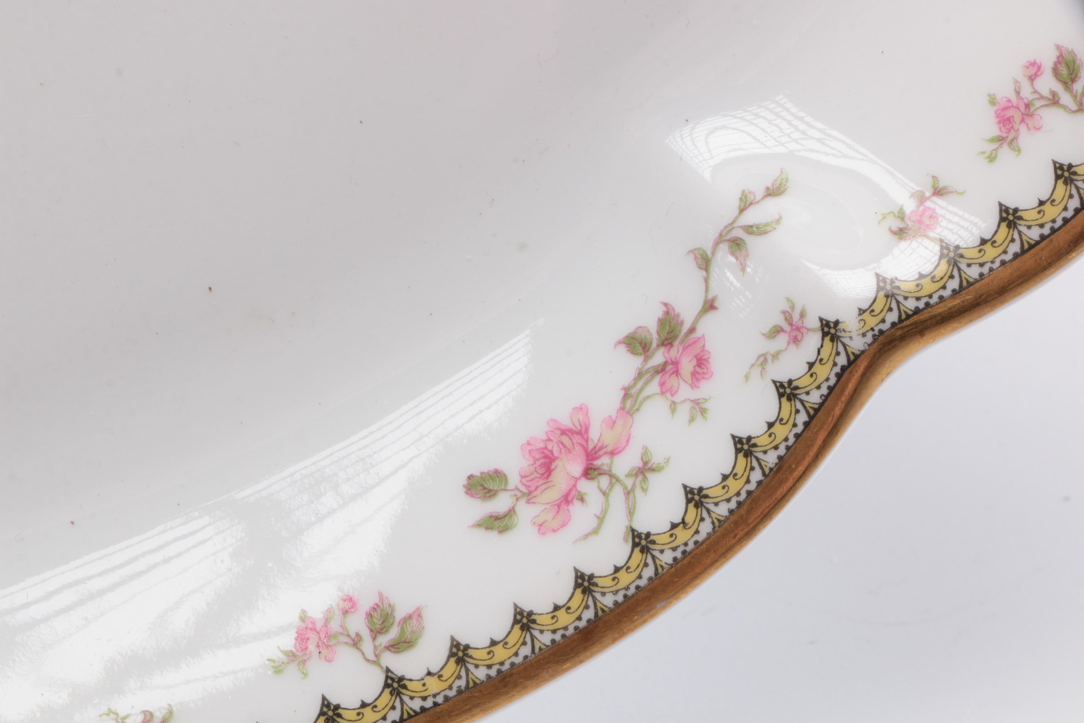 Haviland & Company Porcelain Serving Platters, Mid-Century