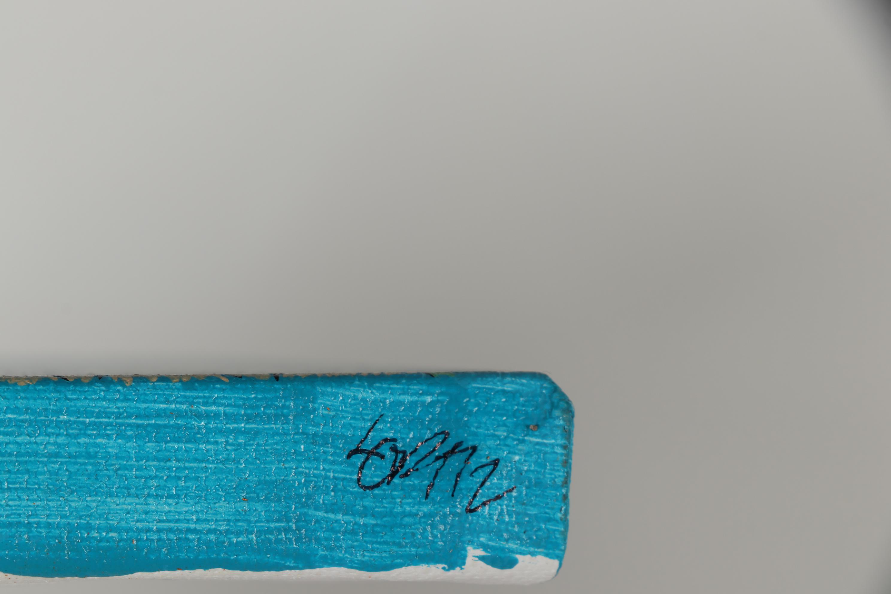 Laura Ortiz Folk Art Acrylic Painting "Gathering of Cats"